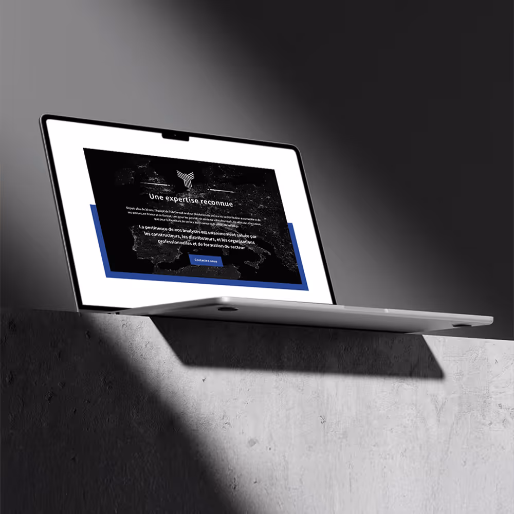 Site web de TCG Conseil conçu par Kreamand Studio, cabinet spécialisé en conseil et accompagnement stratégique.