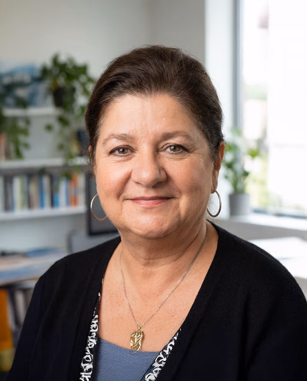 Corinne Neel, présidente de la Compagnie La Mandrag’or, portrait réalisé dans le cadre d’un projet de communication visuelle.