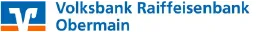 Logo der Volksbank Raiffeisenbank mit blau-orangenem Symbol und Schriftzug.