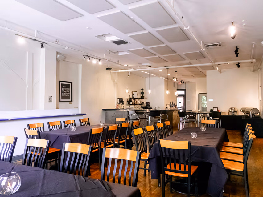interior of The Upstairs, a private dining venue