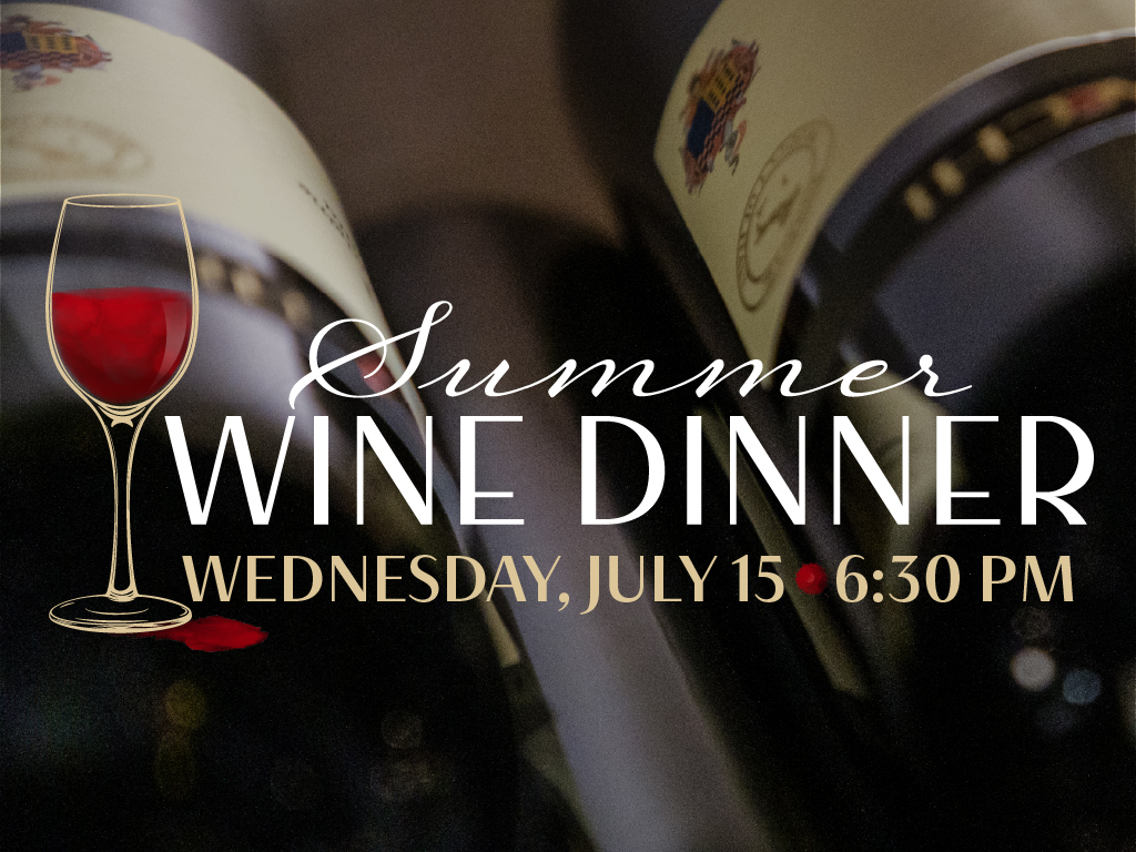 image of wine bottles with the worlds Summer Wine Dinner