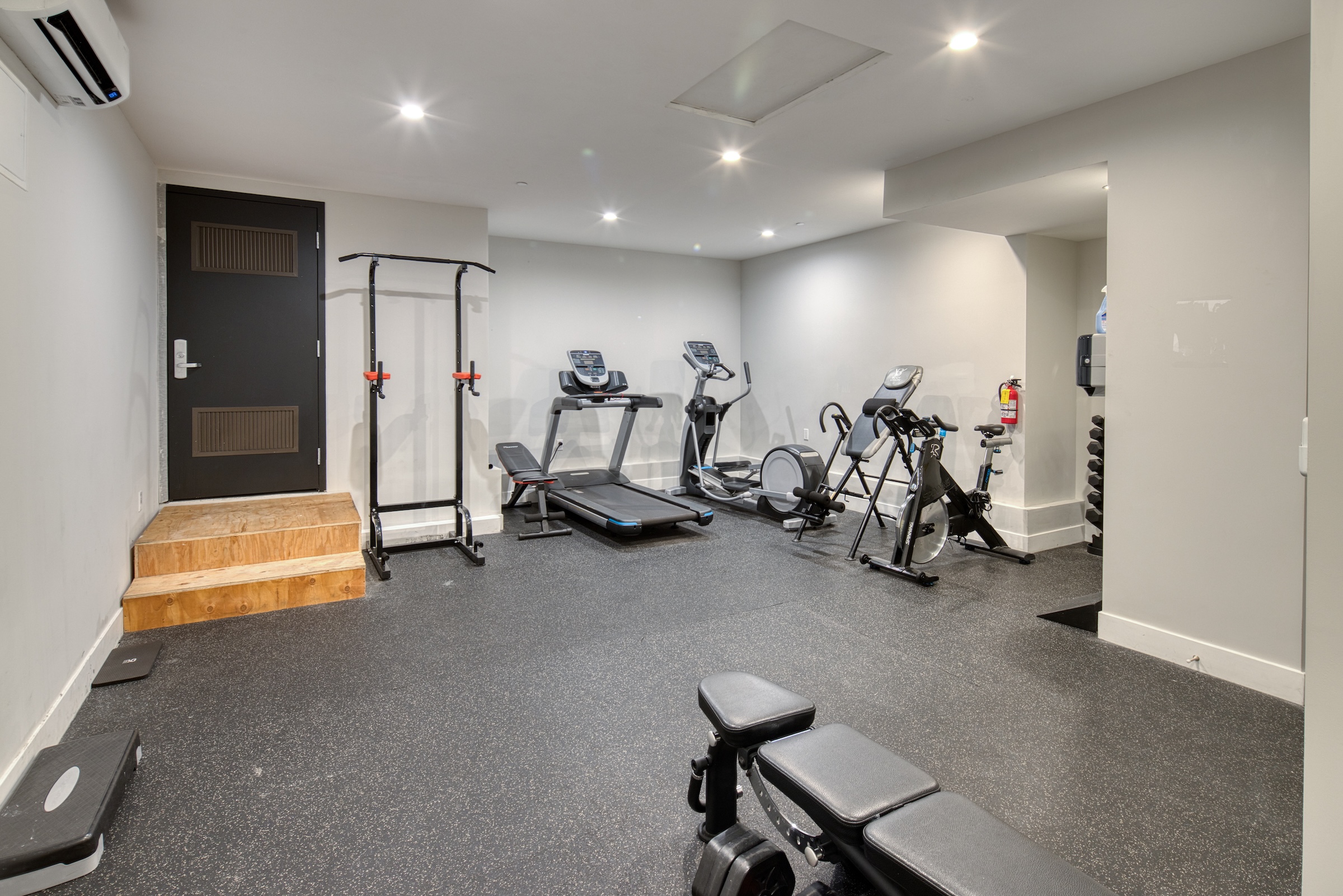 rendering of fitness center