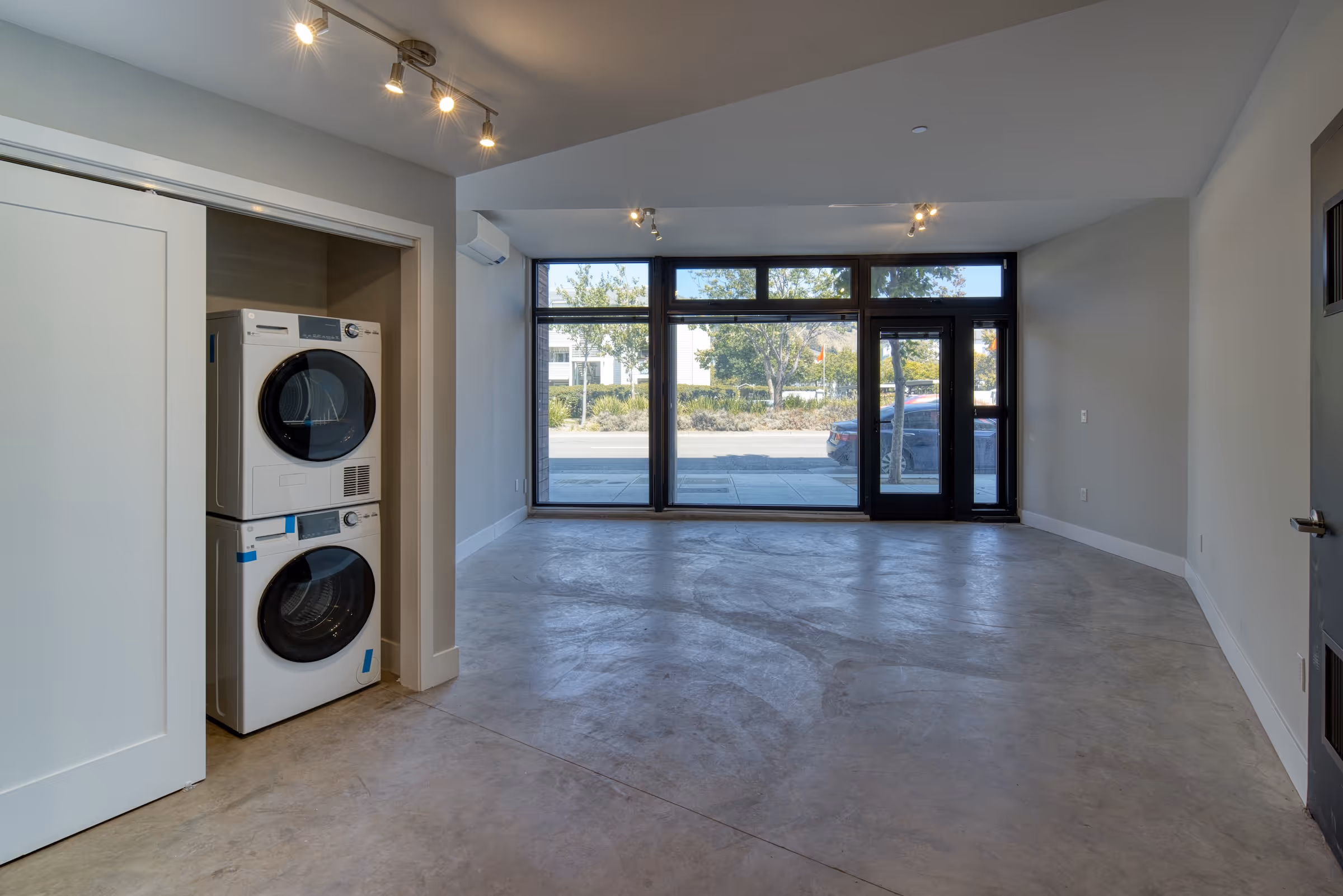 Washer and dryer area