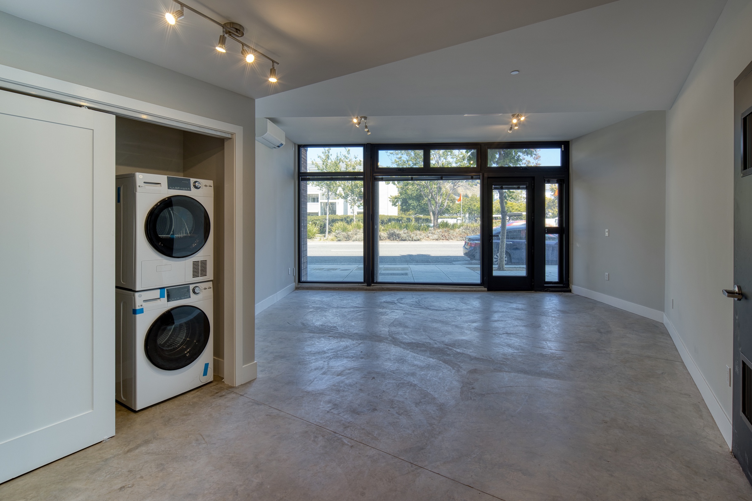 Washer and dryer area