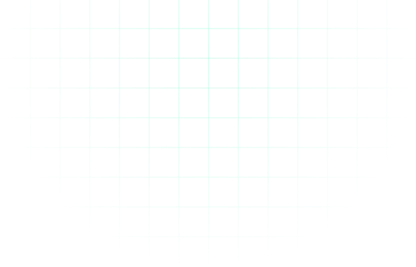 Grid pattern of rectangles that form the upper semicircle shape on a black background.