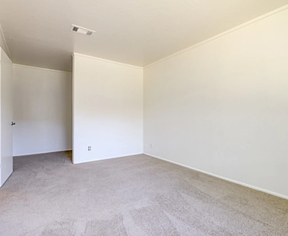 Empty apartment with carpet