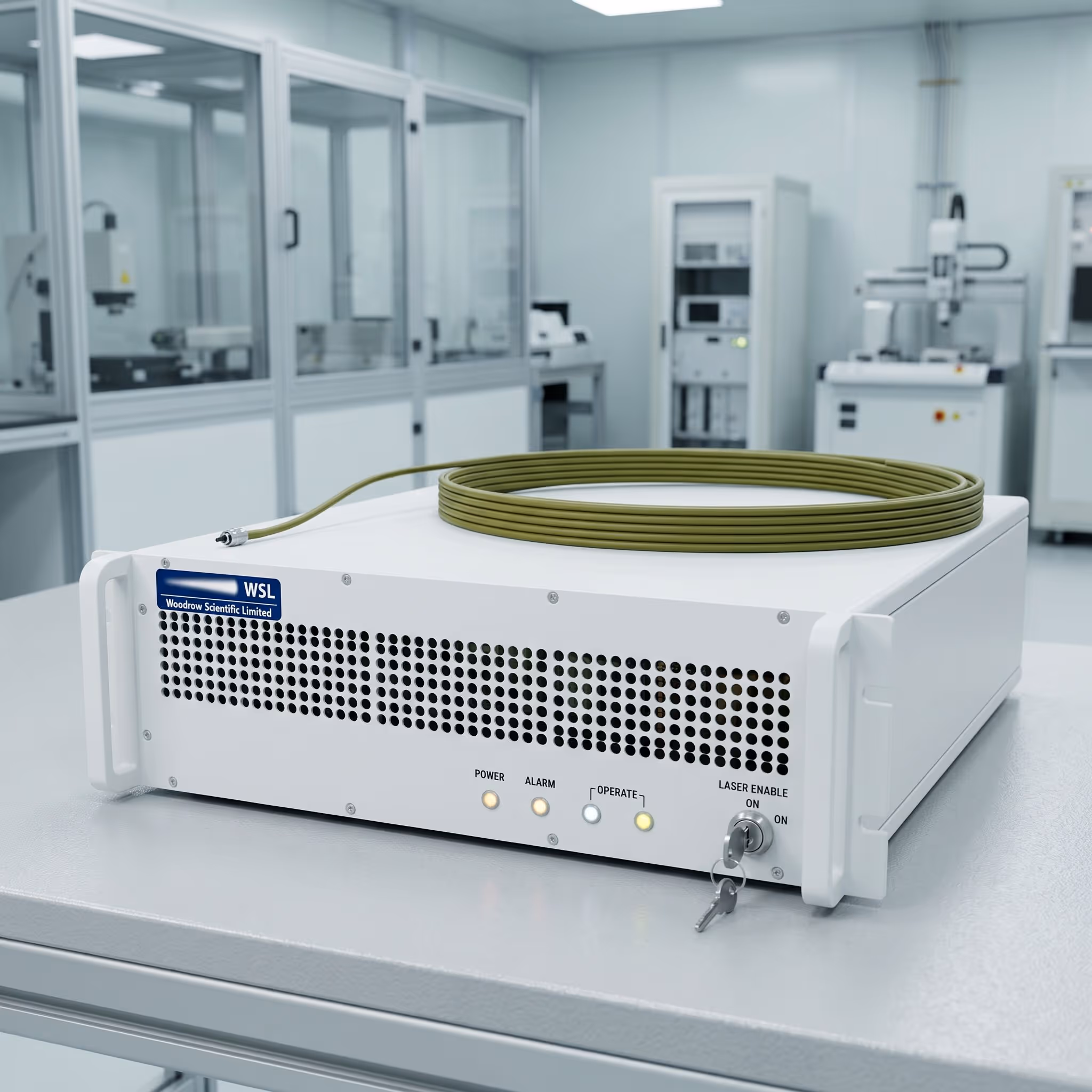 Woodrow Scientific EDFA erbium-doped fibre amplifier