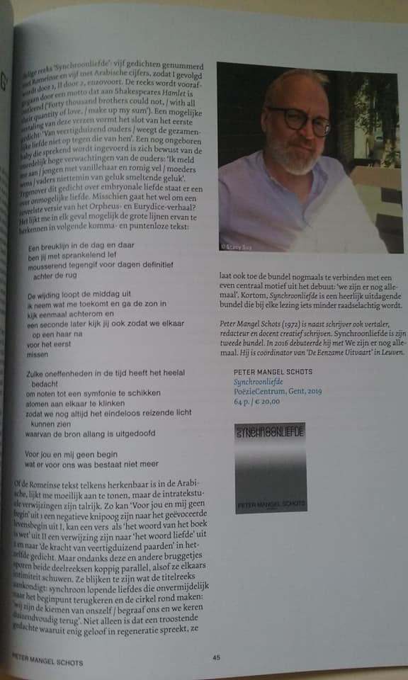Poëziekrant recensie Synchroonliefde, pagina 2