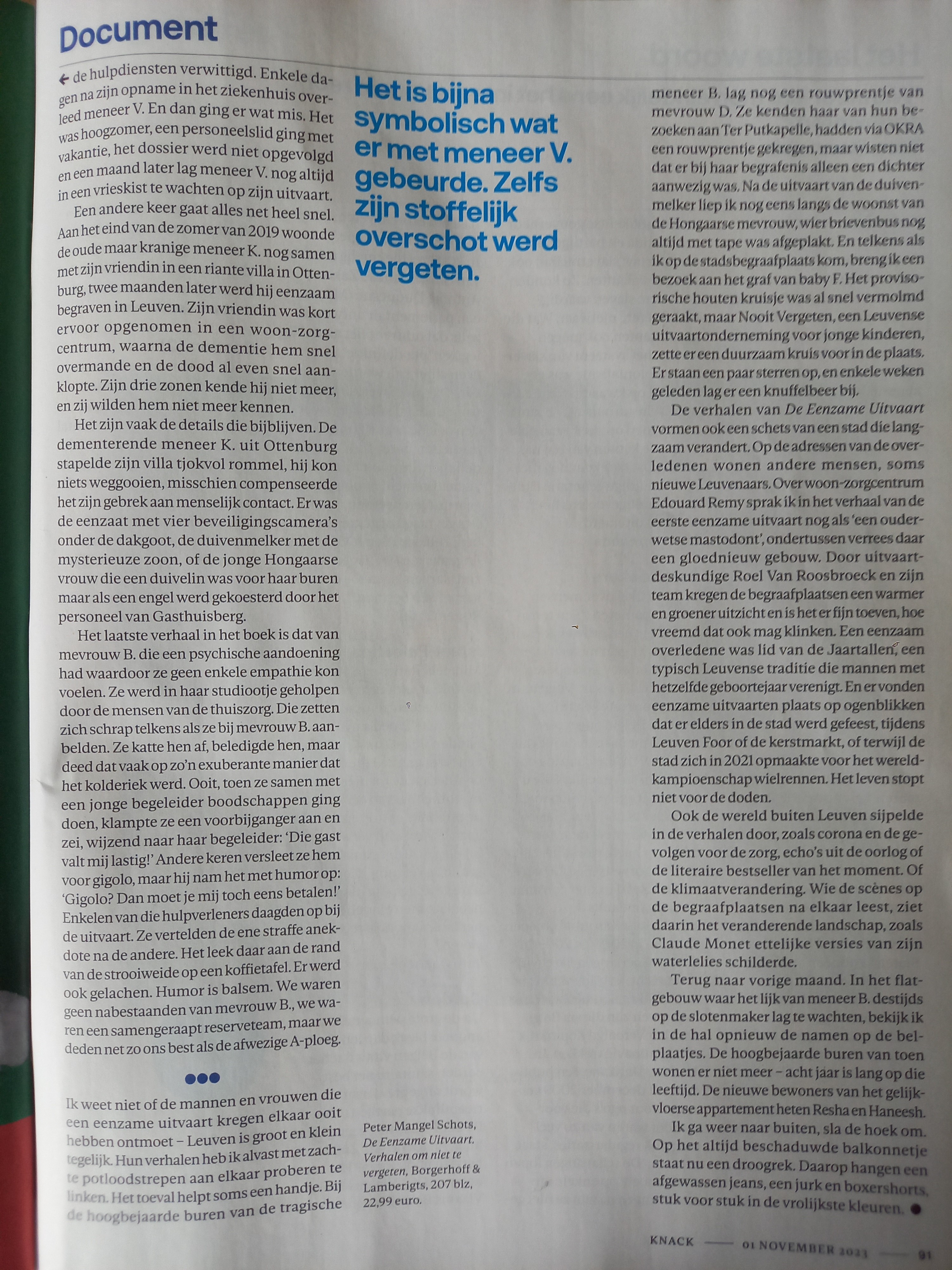 Knack artikel, pagina 3