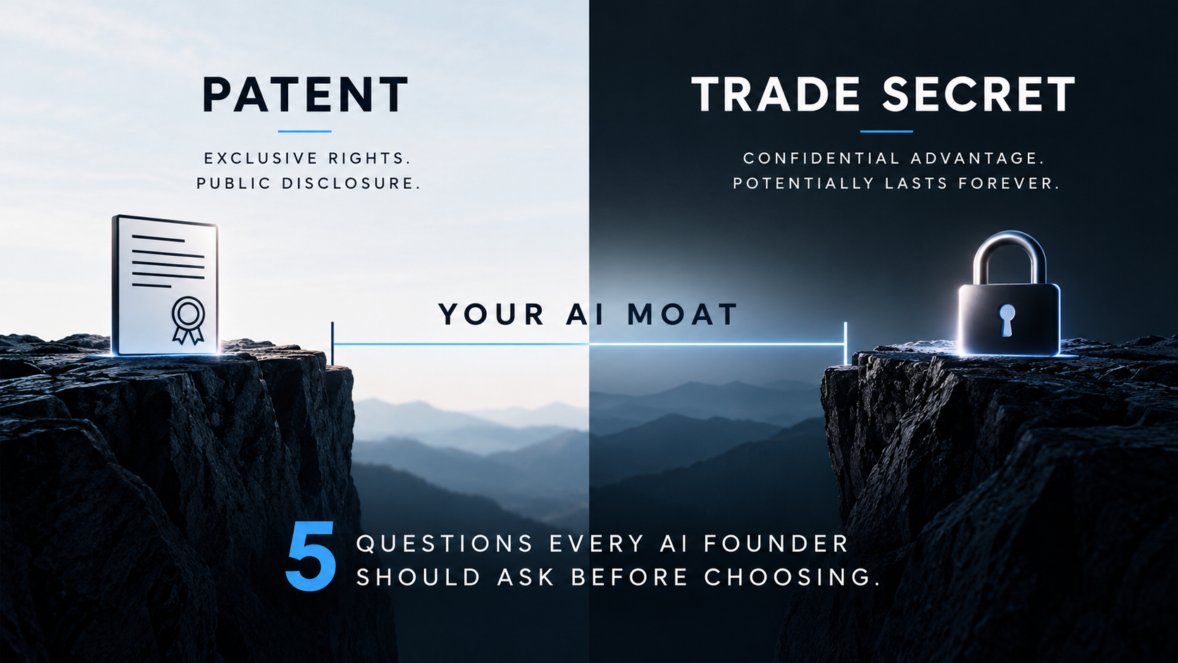 Trade Secret vs Patent for an AI Startup: A Founder’s Guide