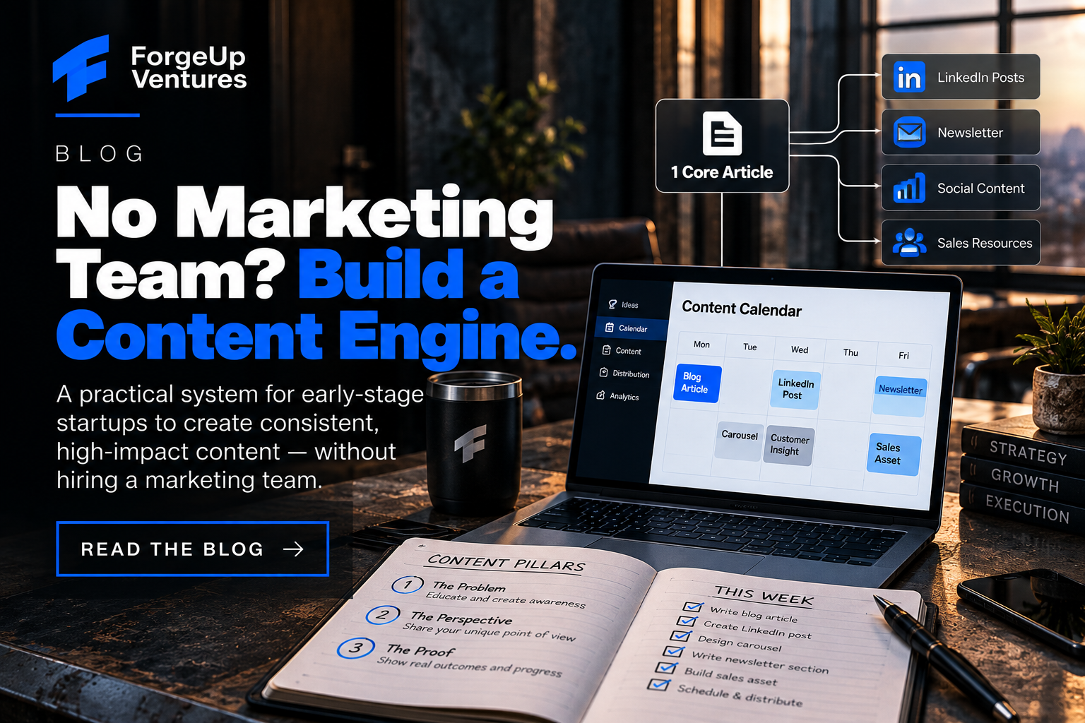A Content Engine for Startups With No Marketing Team