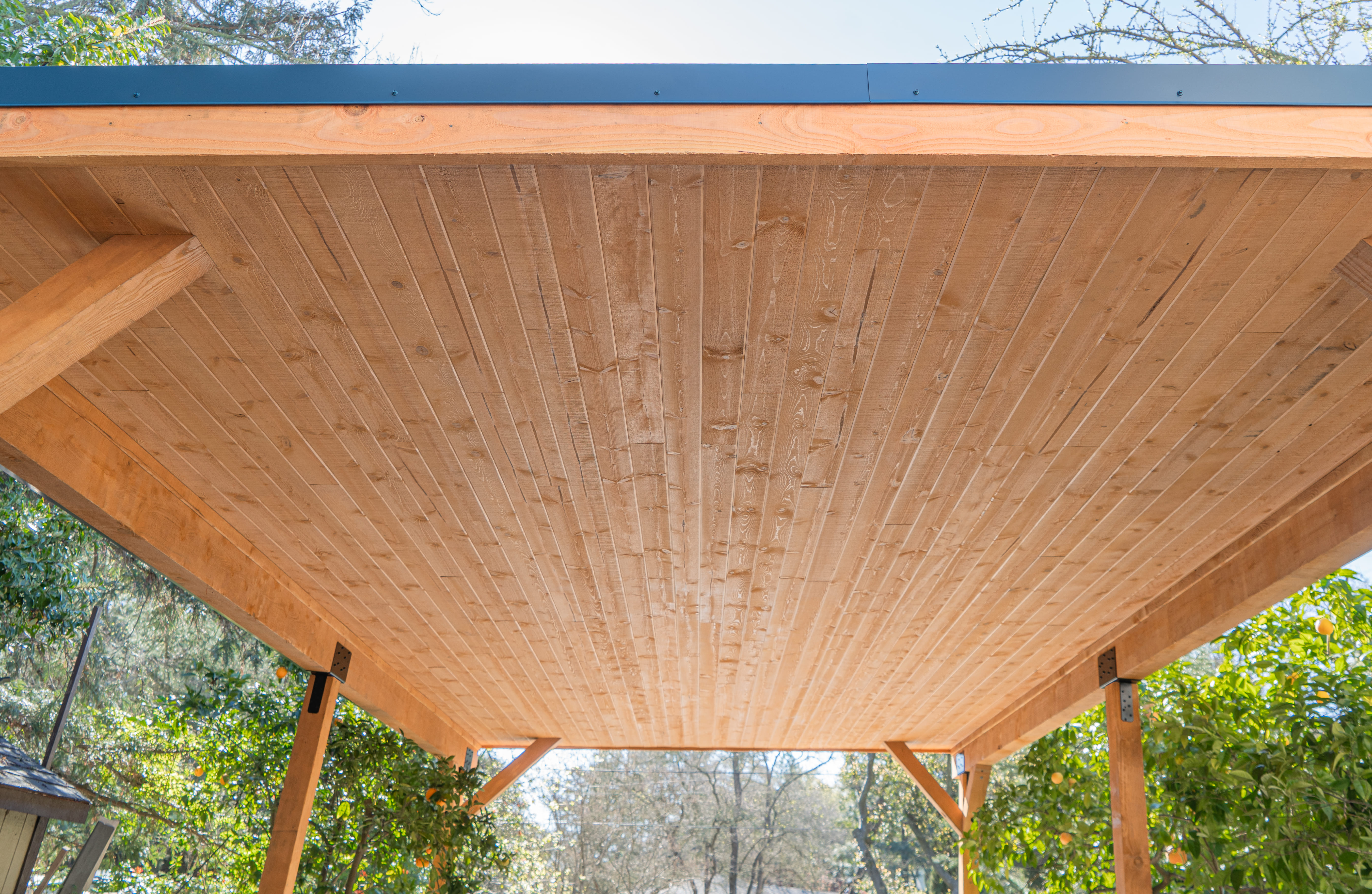 Timber Frame Carport in Fair Oaks