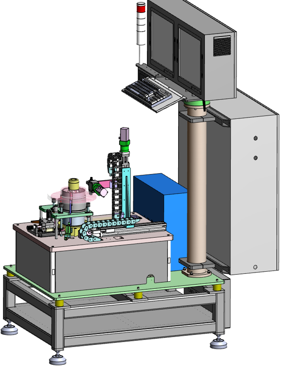 M50-X Surface Eddy Current Flaw Detection and Natural Frequency Inspection Machine