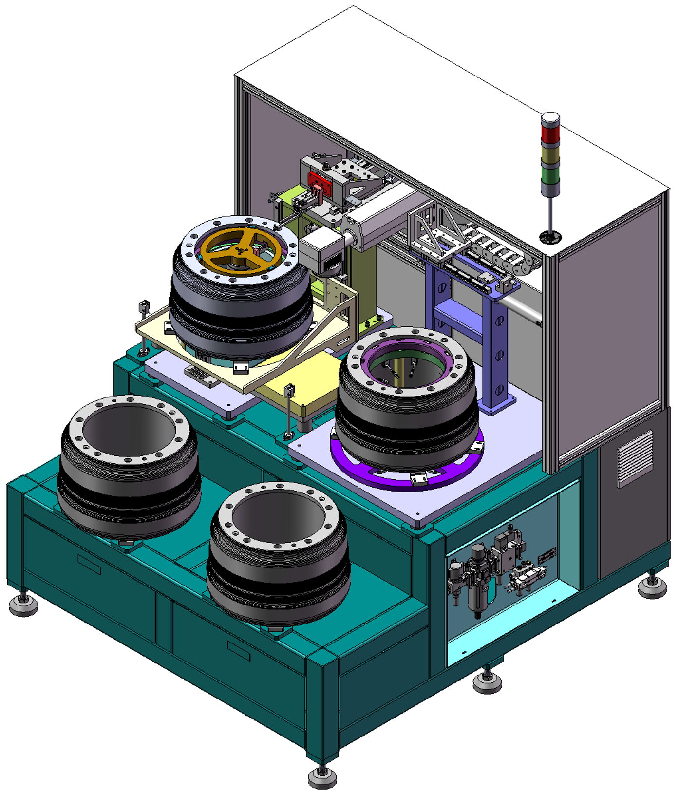 MA20-3 Dual-Station Brake Drum Measuring Machine