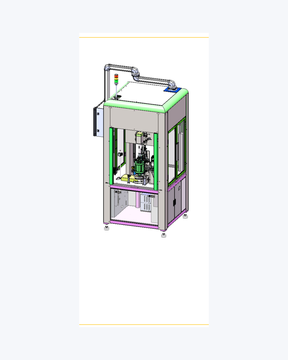 EV motor rotor in-line automated inspection machine