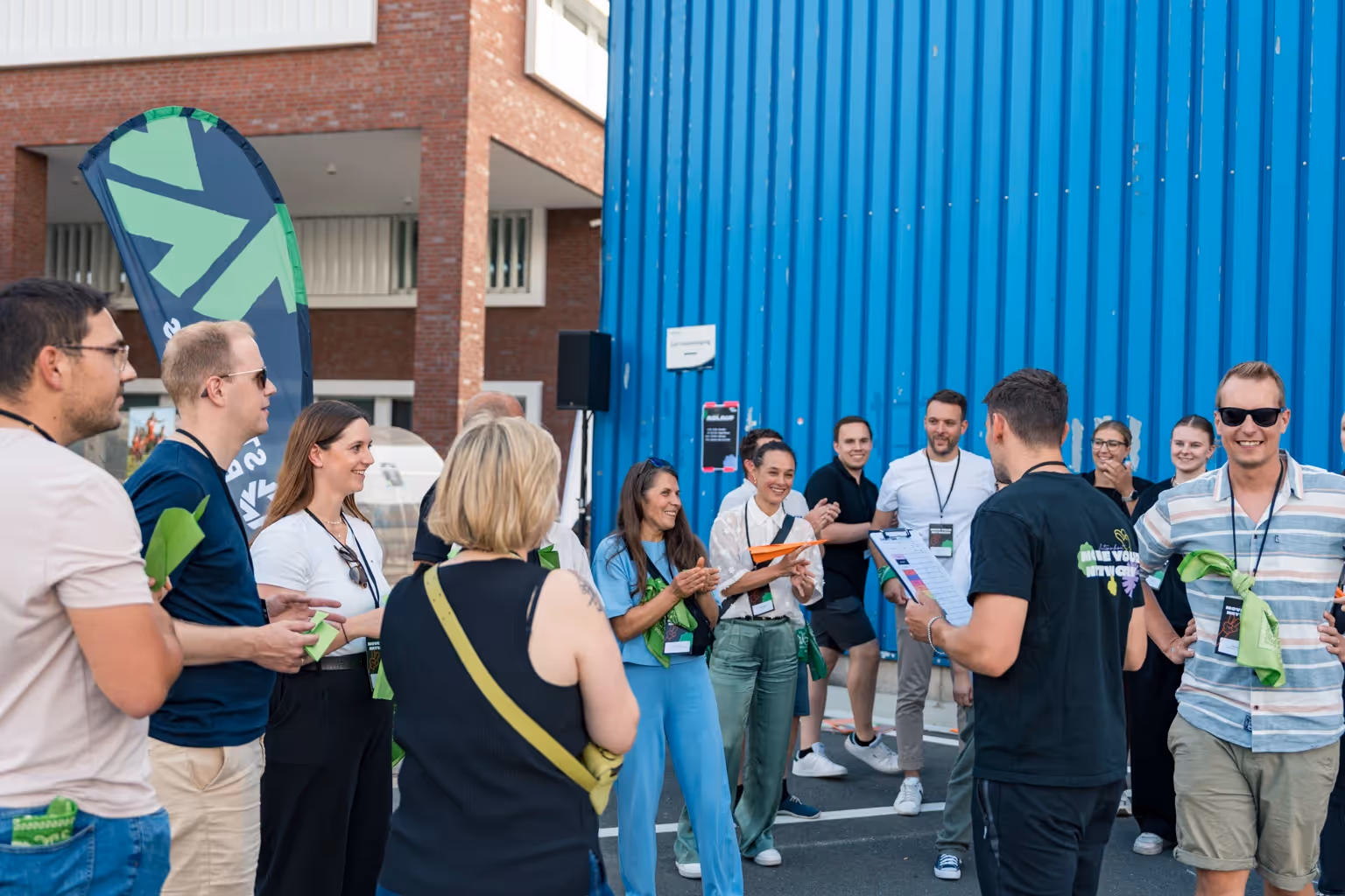 Teilnehmerinnen bei einem interaktiven Recruiting-Workshop