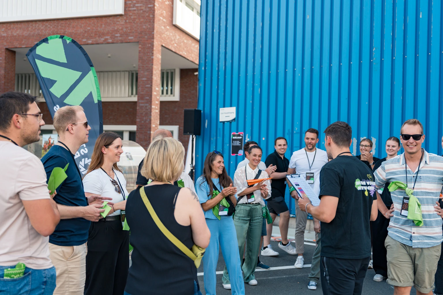 Teilnehmerinnen bei einem interaktiven Recruiting-Workshop