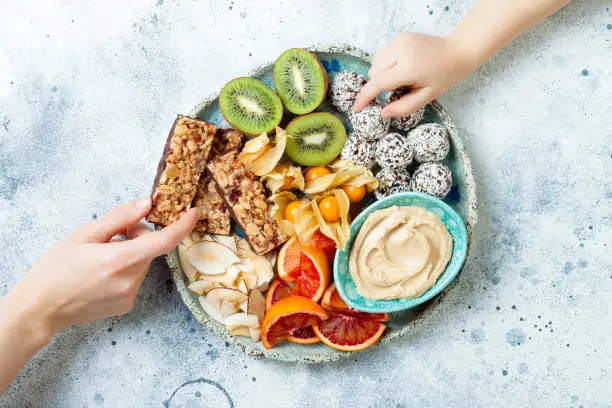 Keynote Healthy Snacking gesunde Snacks für Außendienstmitarbeitende bei einem betrieblichen Gesundheitstag