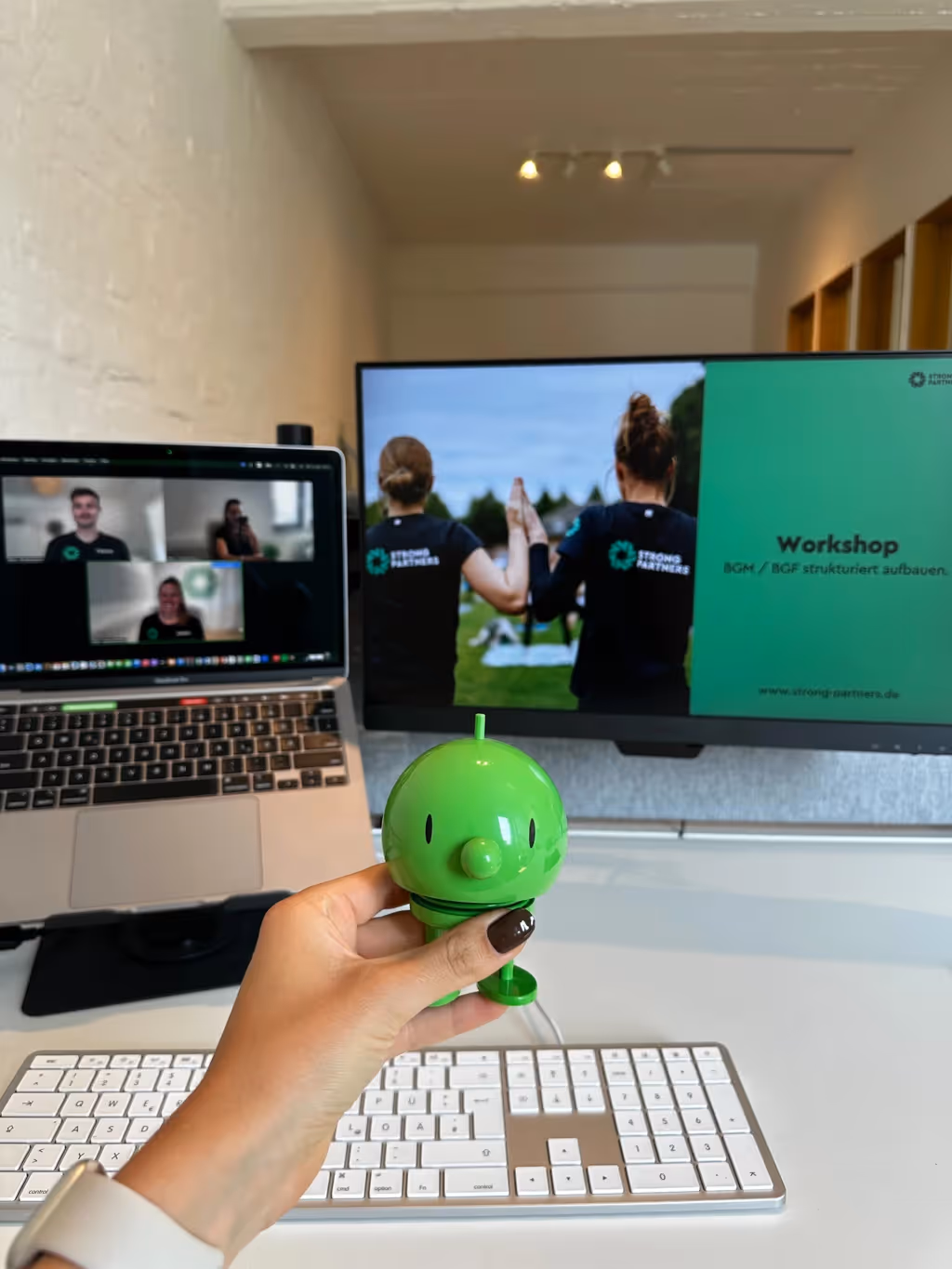 Online Setting mit zwei Laptops
