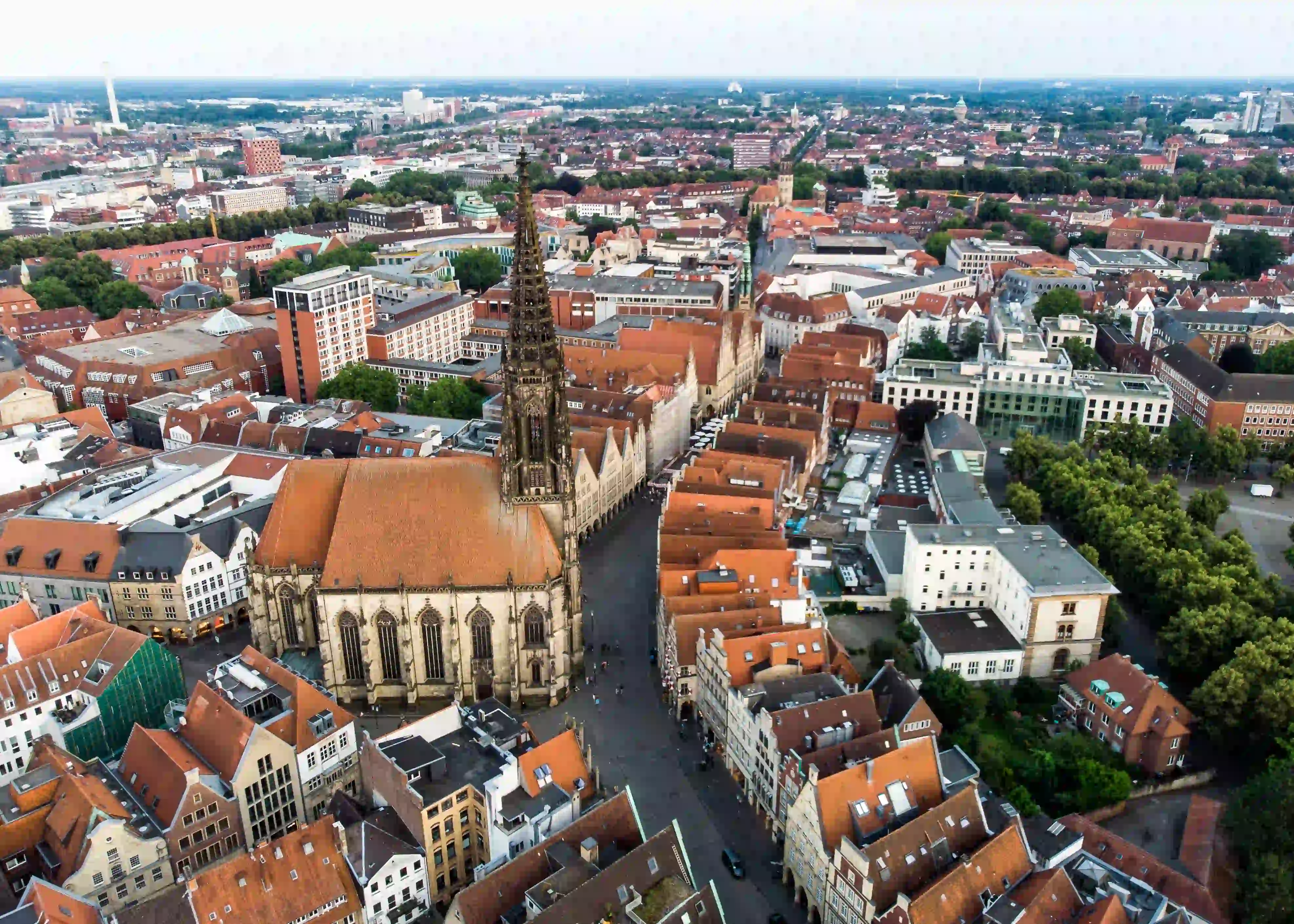 Übersichtsbild der Stadt Münster