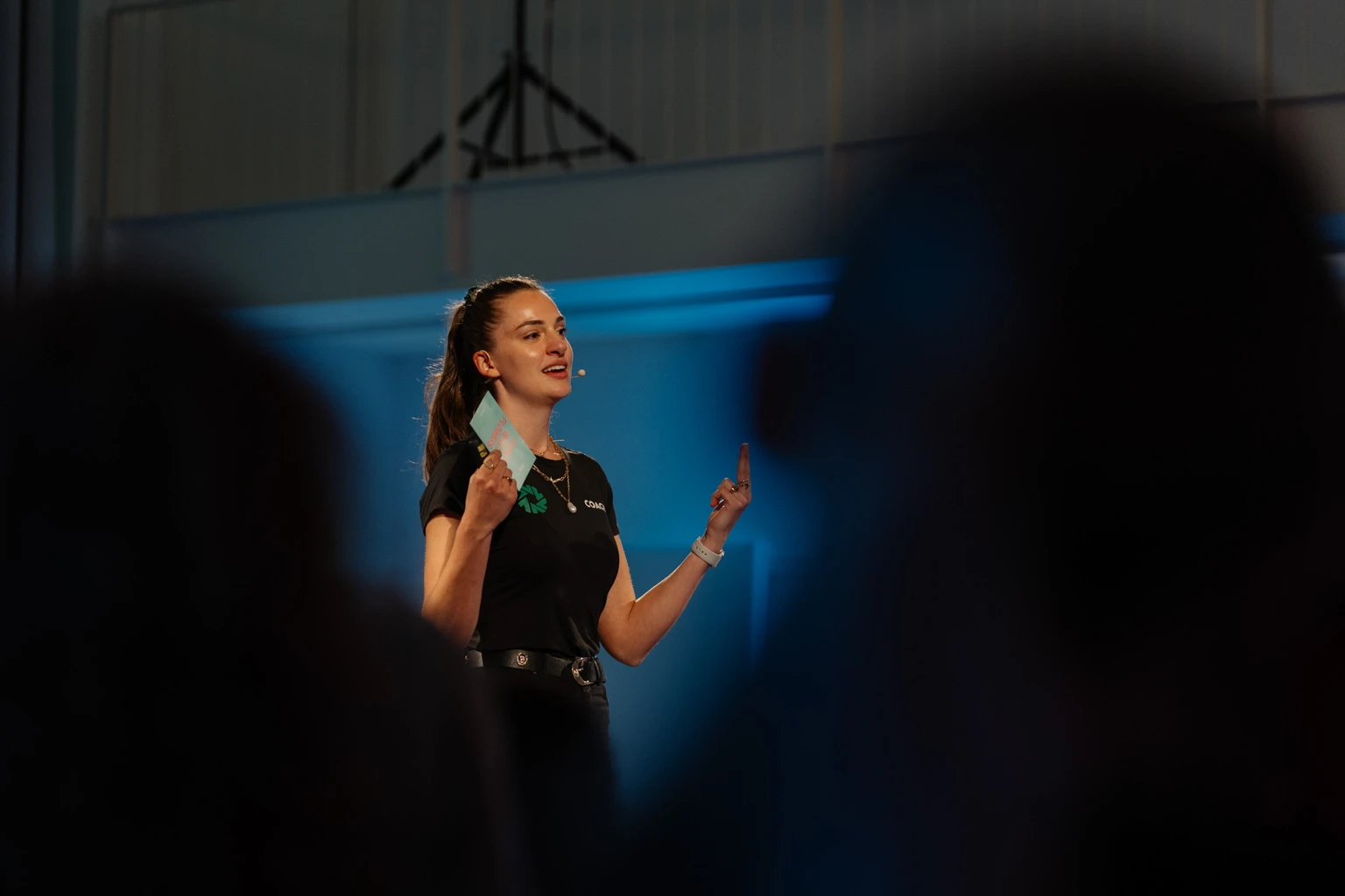 Paula Menninghaus während einer Keynote