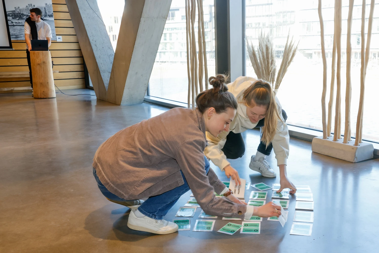 Quiz-Situation beim Fitness- und Ernährungsmythen-Workshop