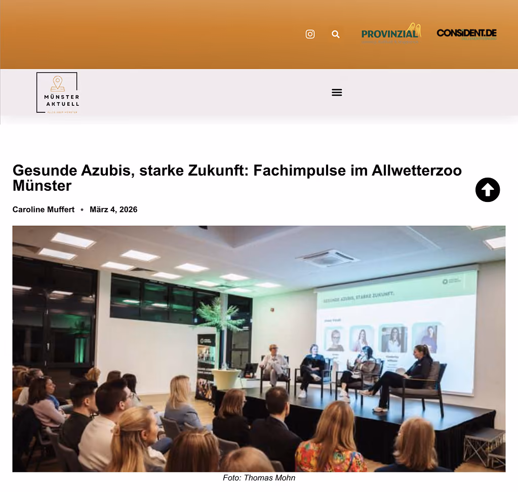 Gesunde Azubis: fit und stark in die Ausbildung