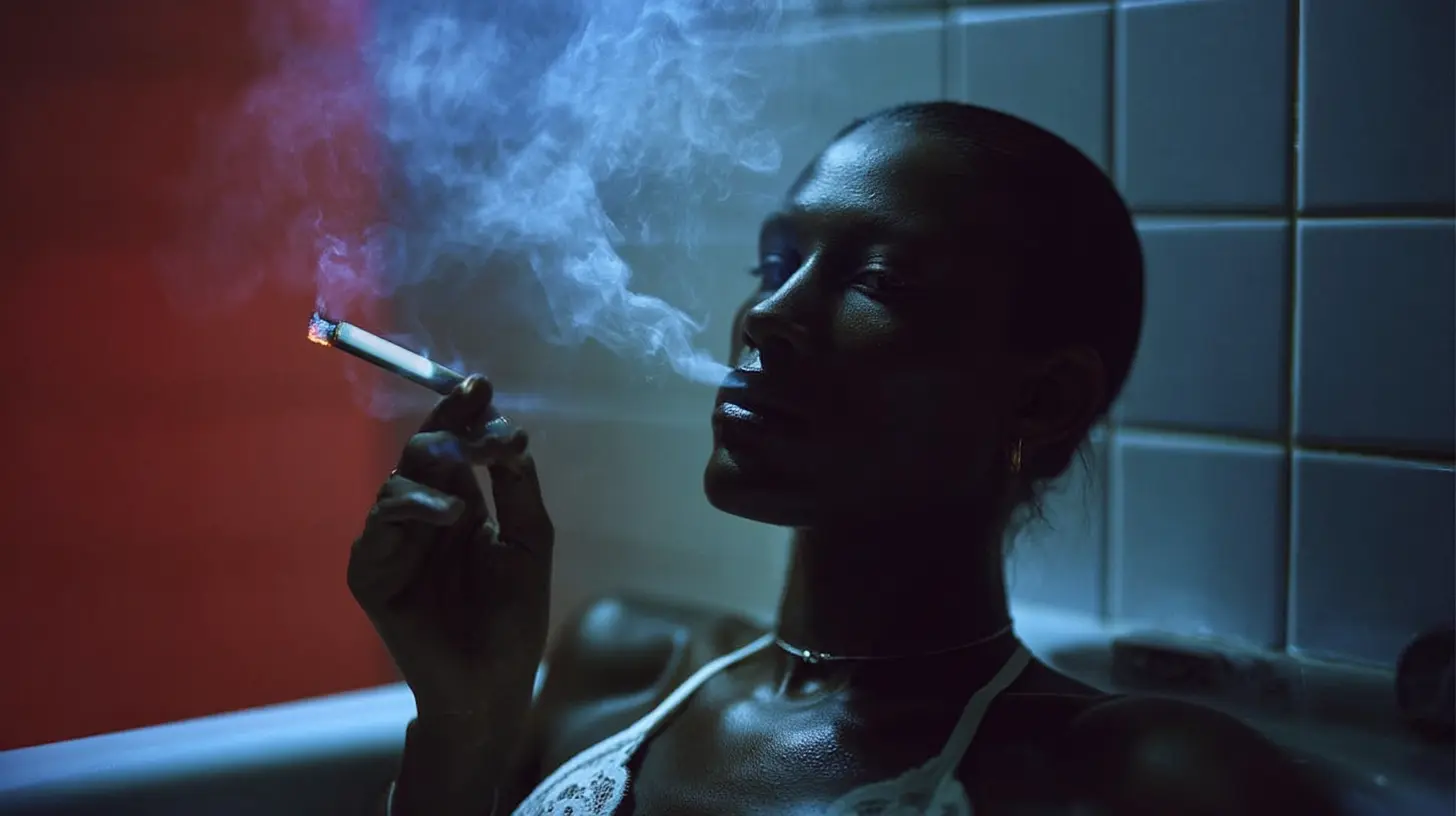 Nos vagues - femme noire - film IA