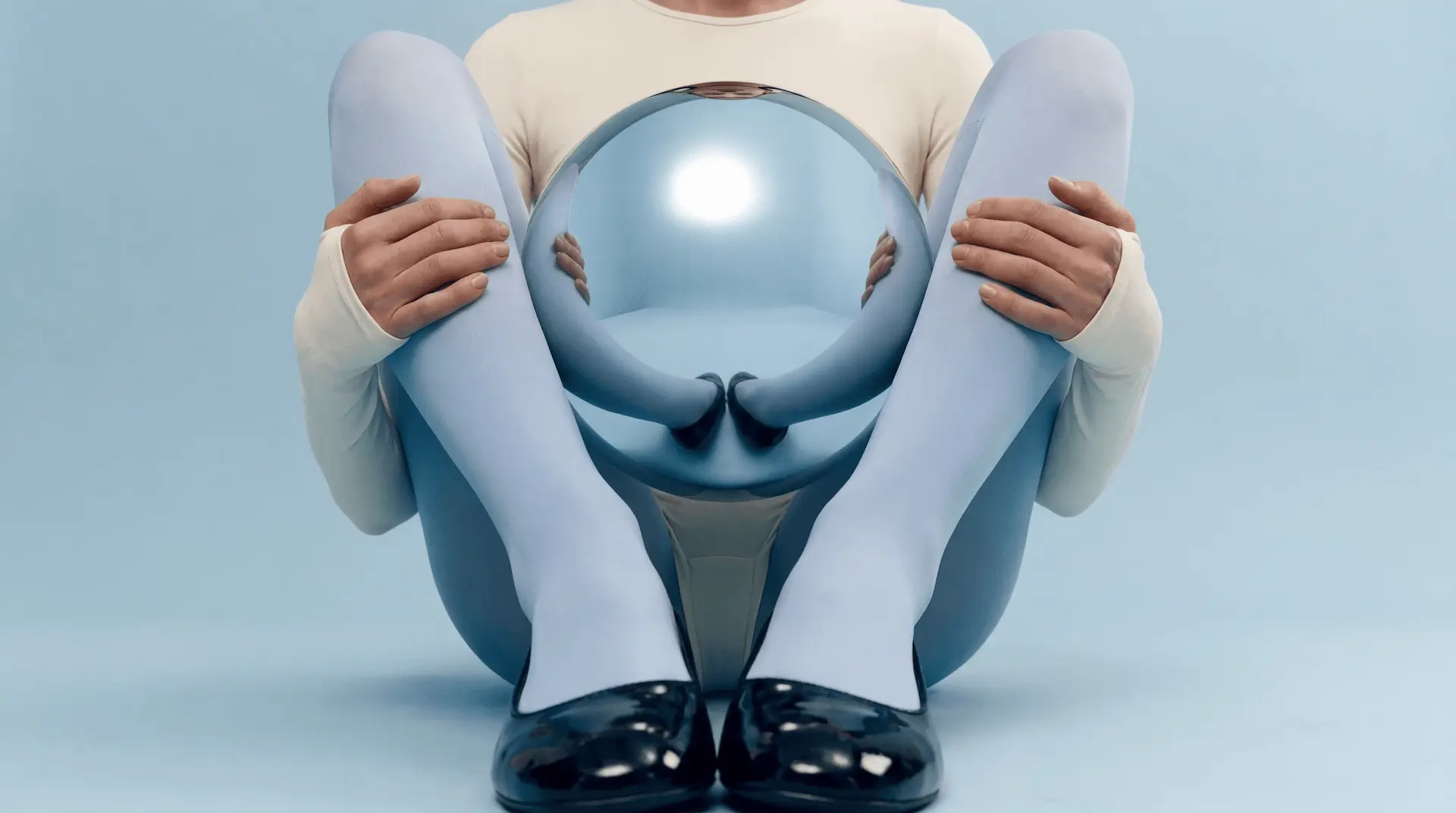 Haute Balloon - ballon entre jambes - film vidéo IA