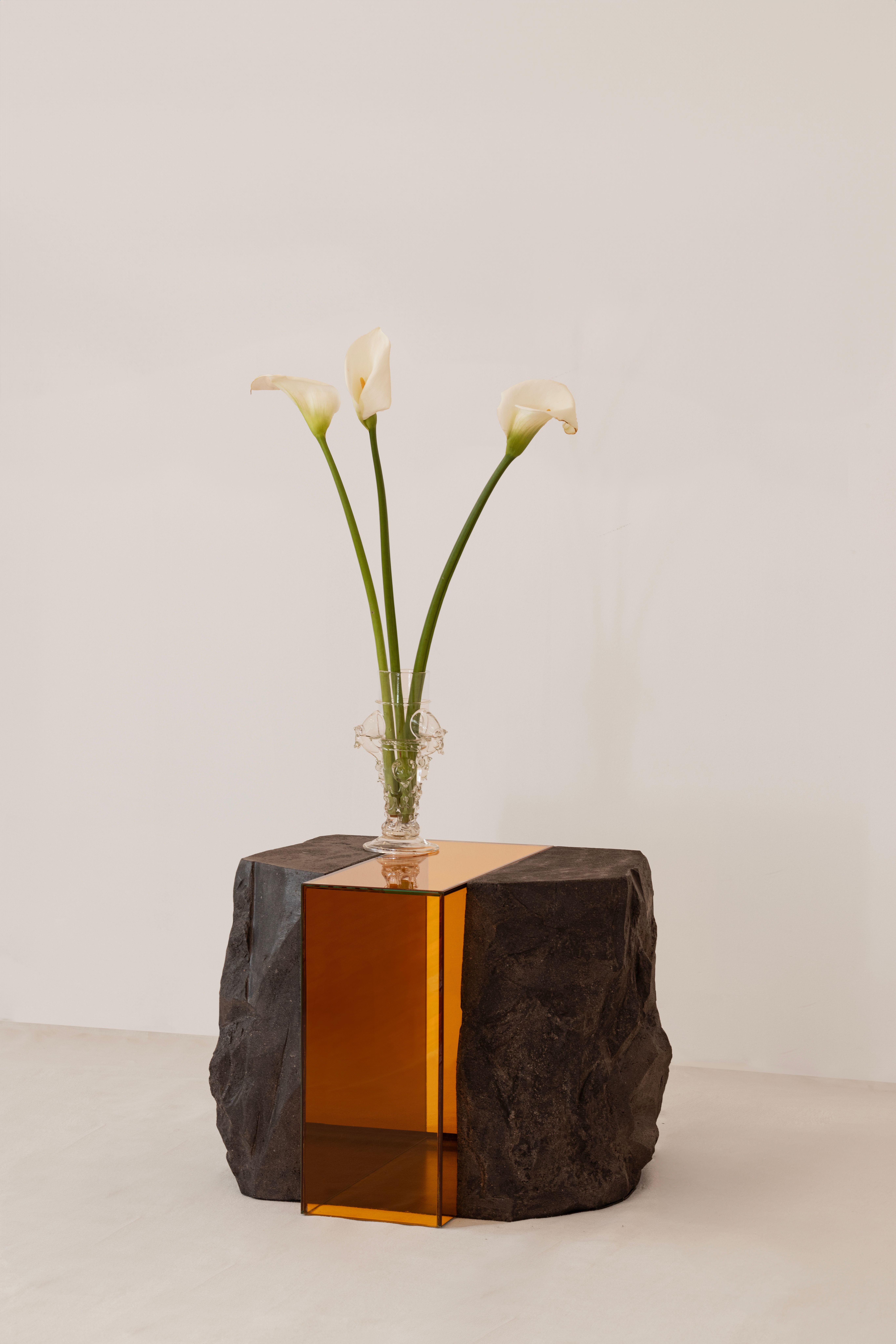 TENSION STUDIES IN VOLCANIC STONE