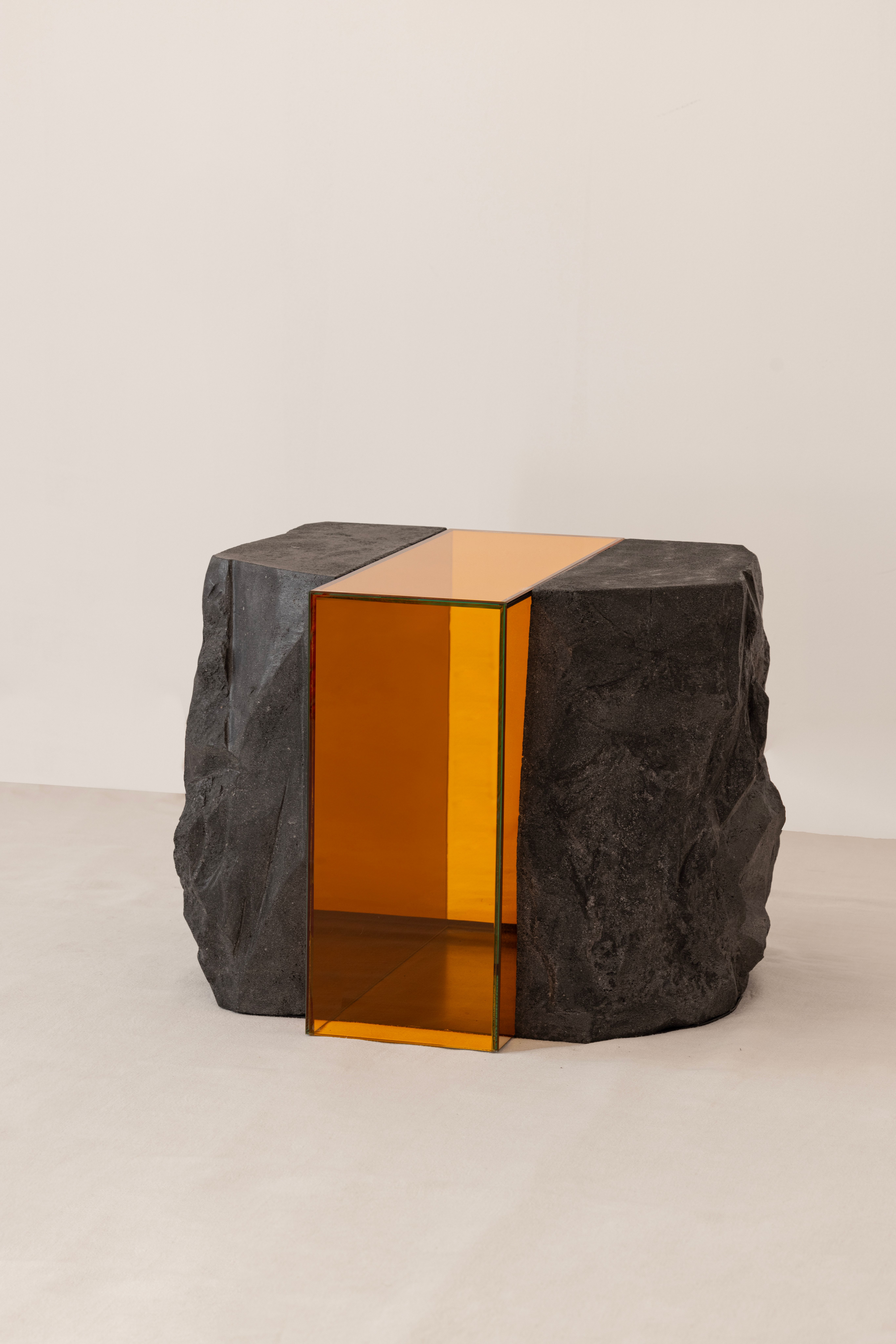 TENSION STUDIES IN VOLCANIC STONE