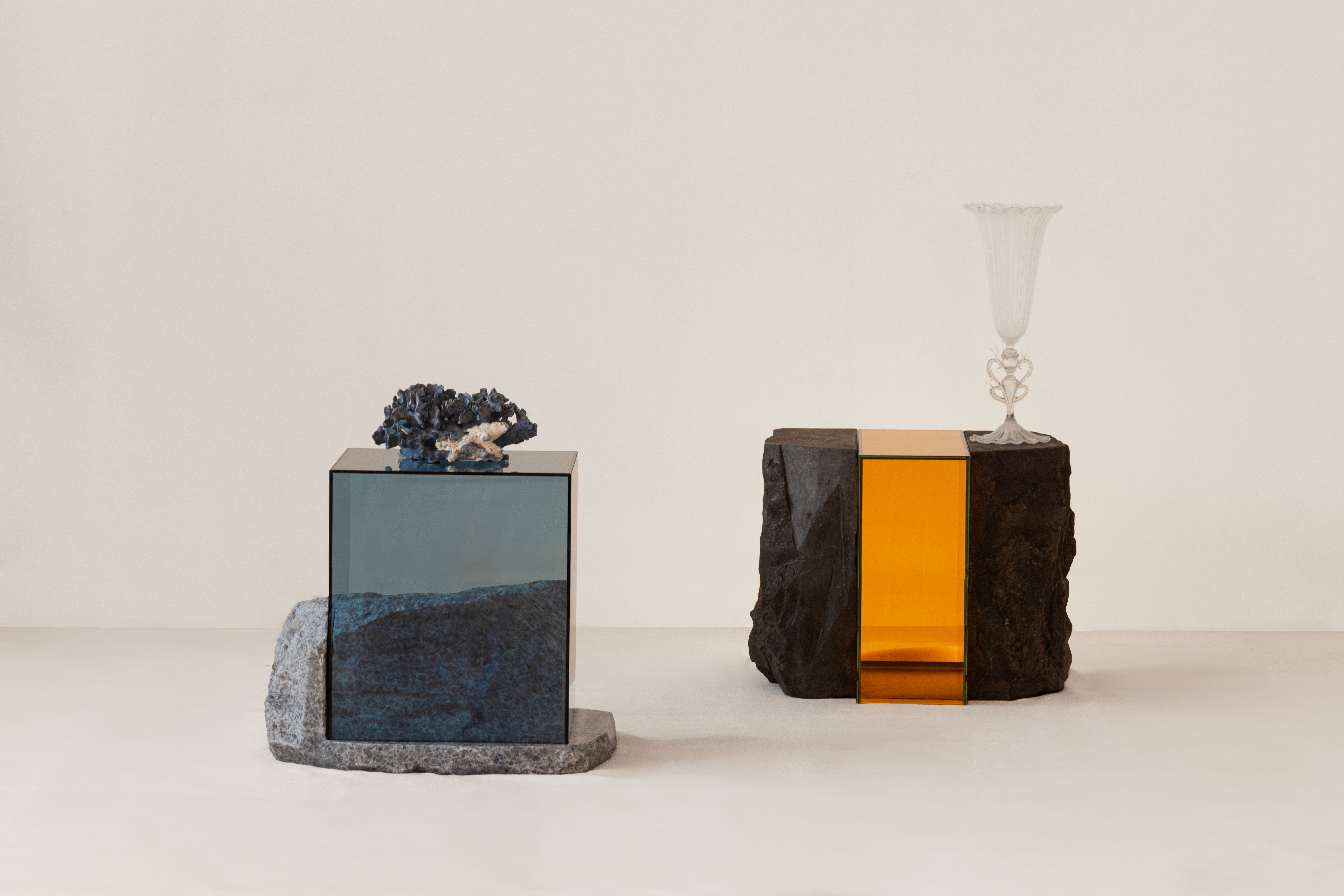TENSION STUDIES IN VOLCANIC STONE