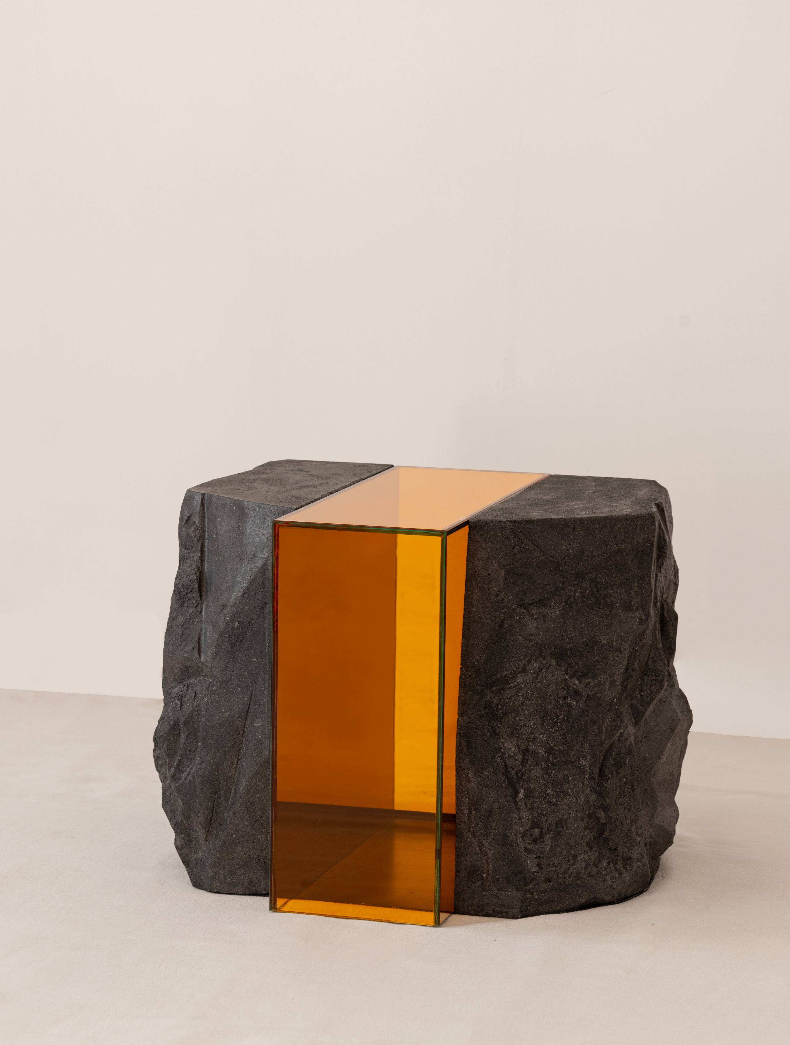 TENSION STUDIES IN VOLCANIC STONE