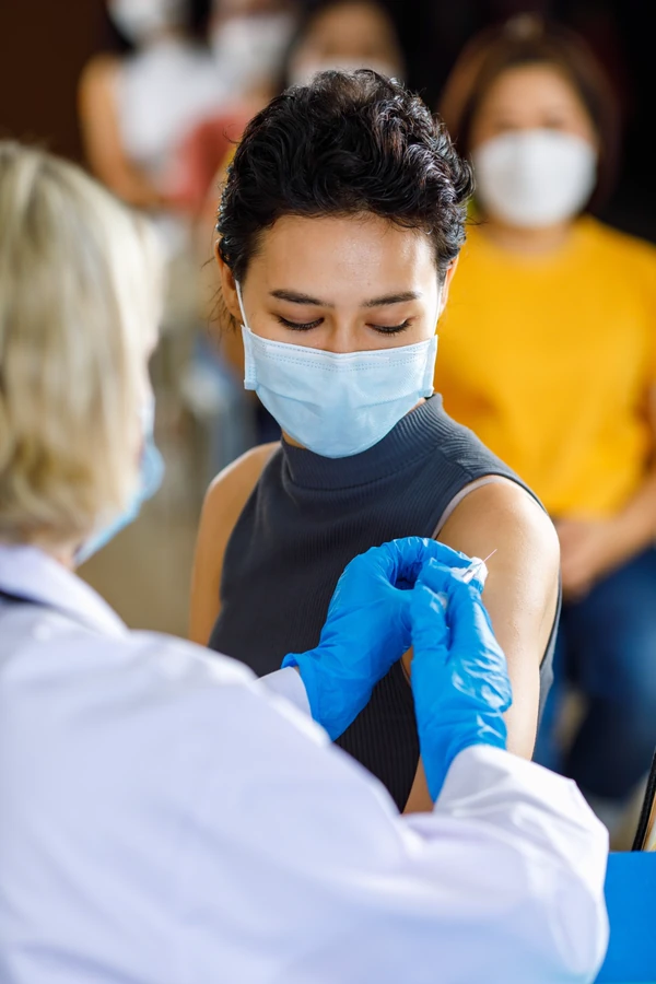 Workplace flu clinic set up on site for BC staff