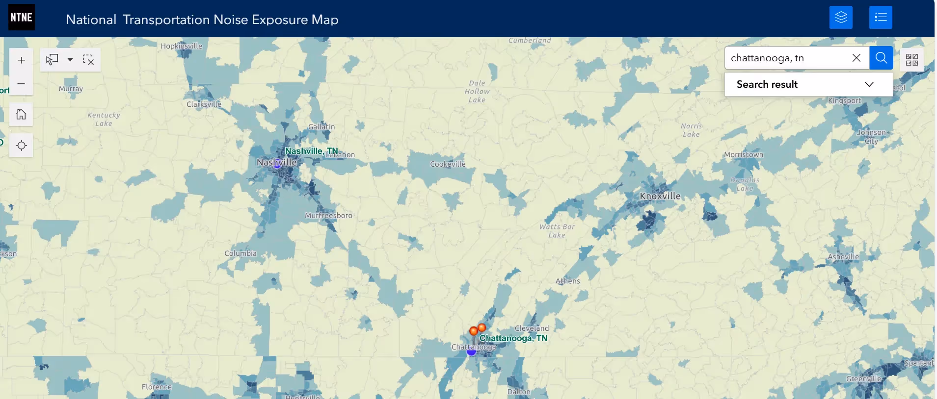 Chattanooga noise exposure