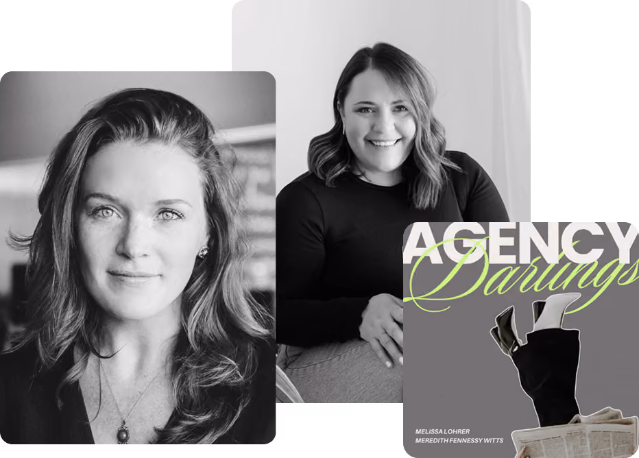 The Agency Darlings podcast hosts