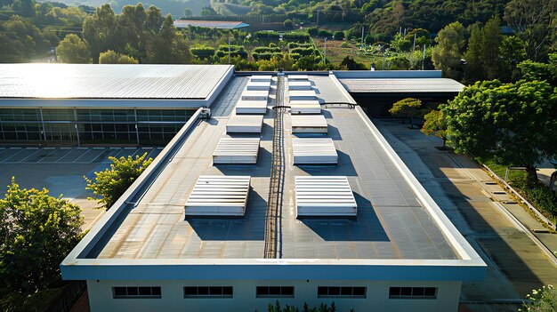 Commercial roofing project