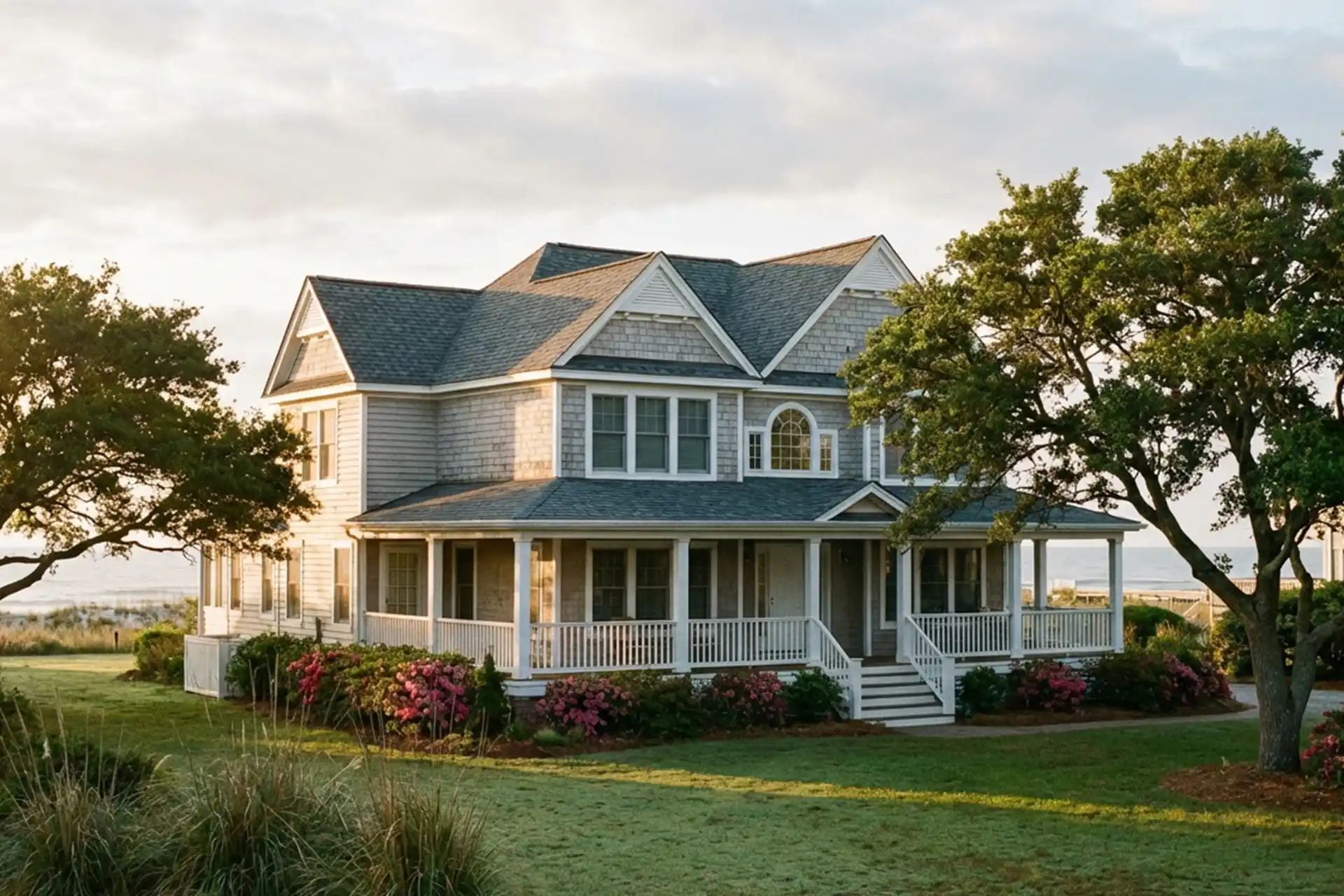 Representative residential roofing project near the Cape Henry area. WT Anderson providing coastal weatherproofing and salt-air corrosion mitigation for Tidewater homes.