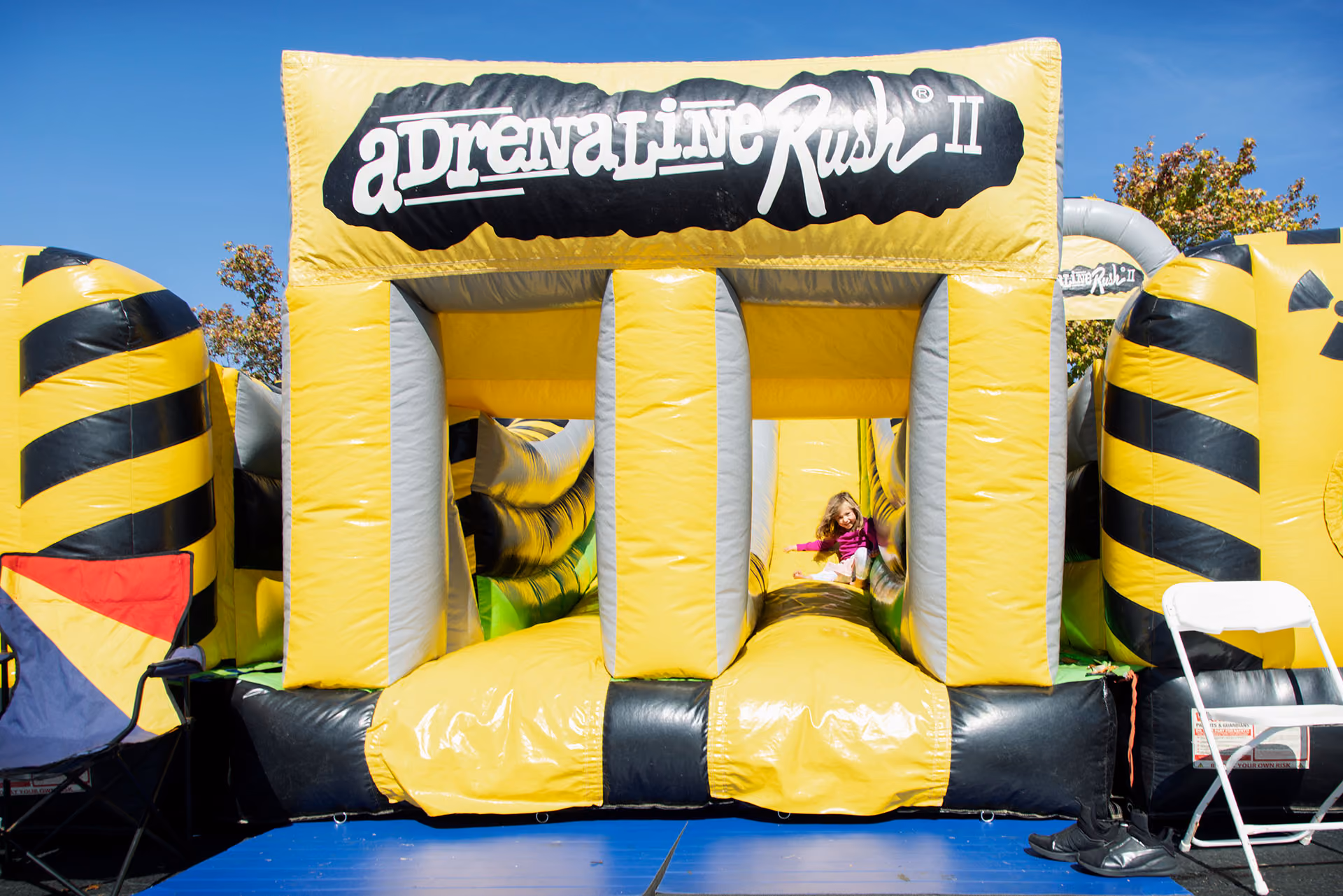 Marketplace at Mountain View community events family fun bouncy castle