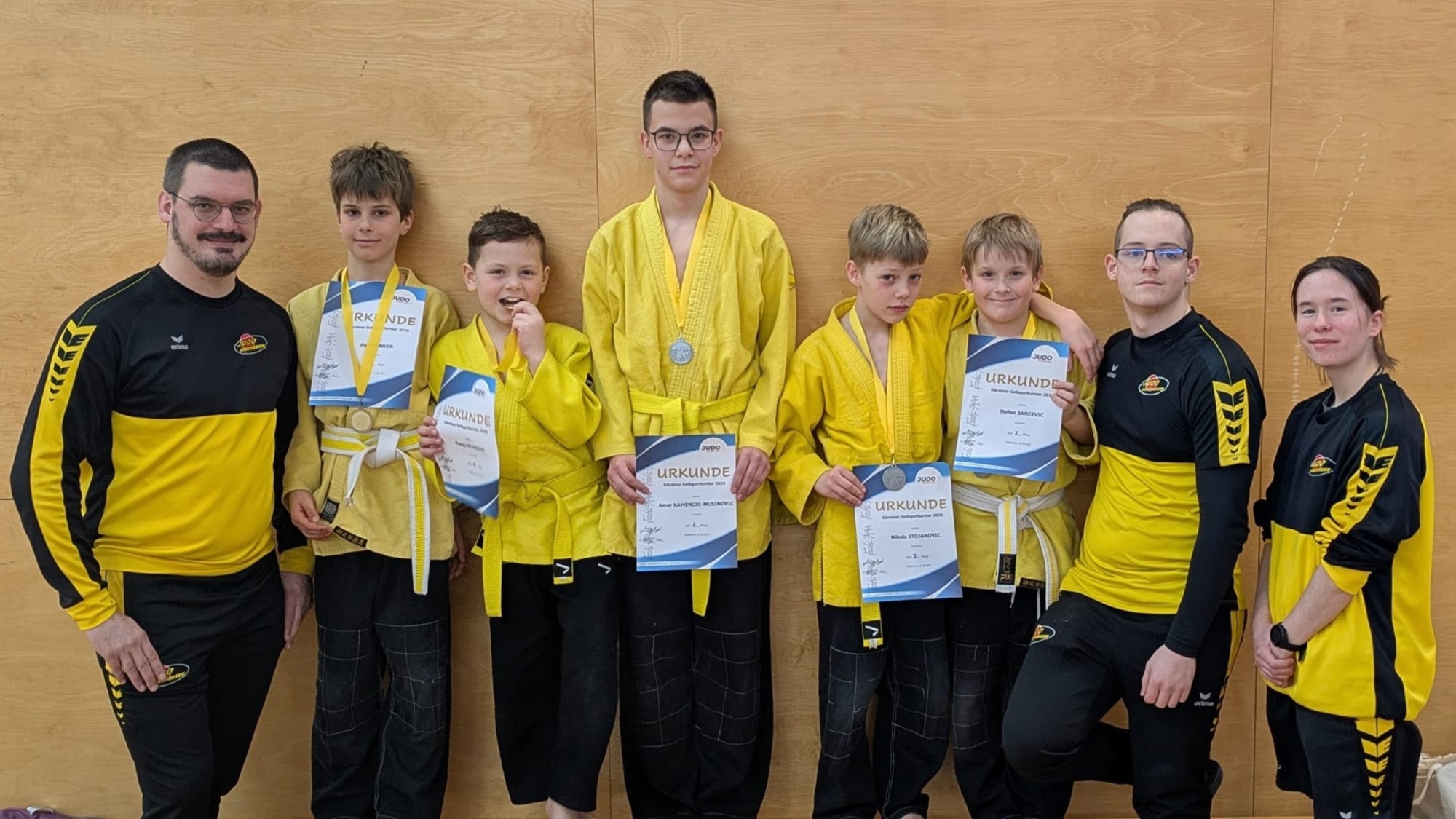 Medaillenregen beim Kärntner Gelbgurtturnier