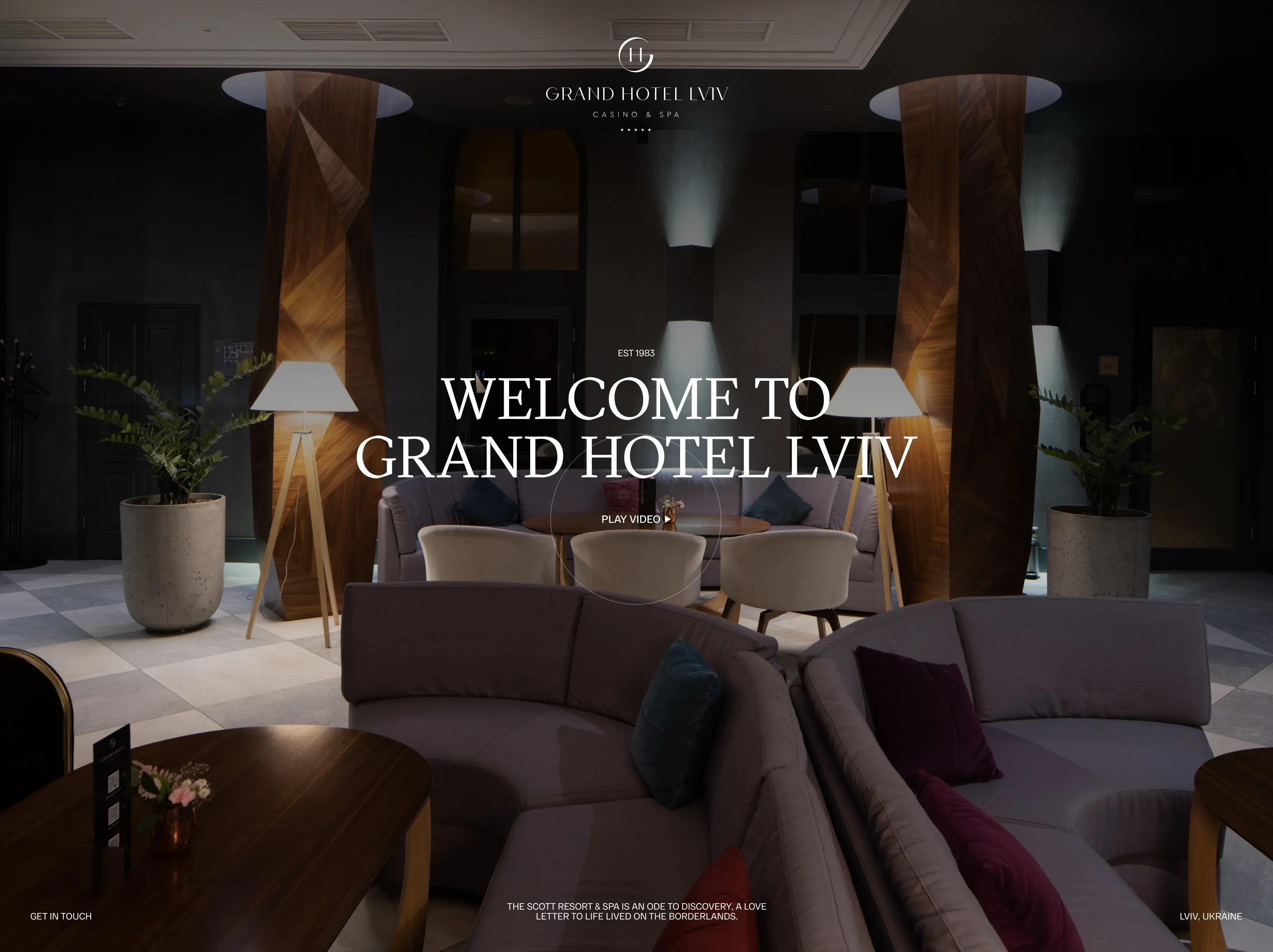 Grand Hotel luxury hospitality project in Lviv, Ukraine