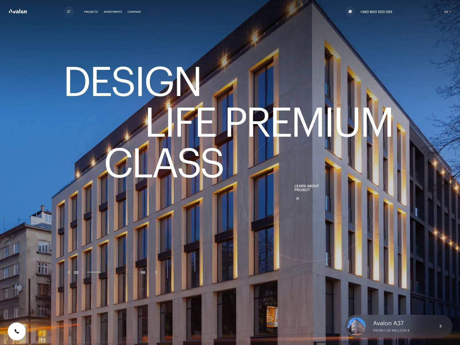 Avalon residential development project in Lviv, Ukraine