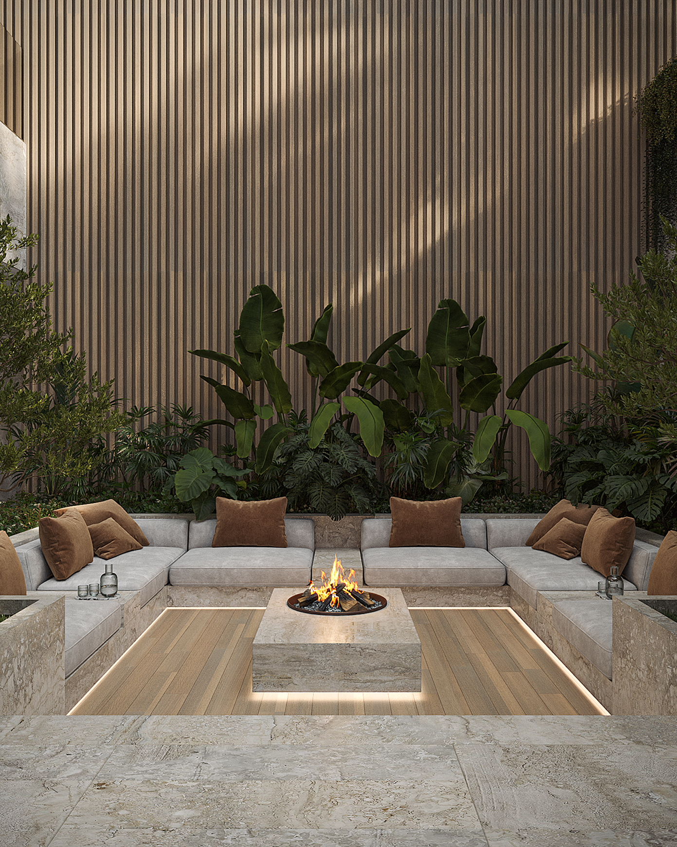 Oasis Spa exterior architectural visualization