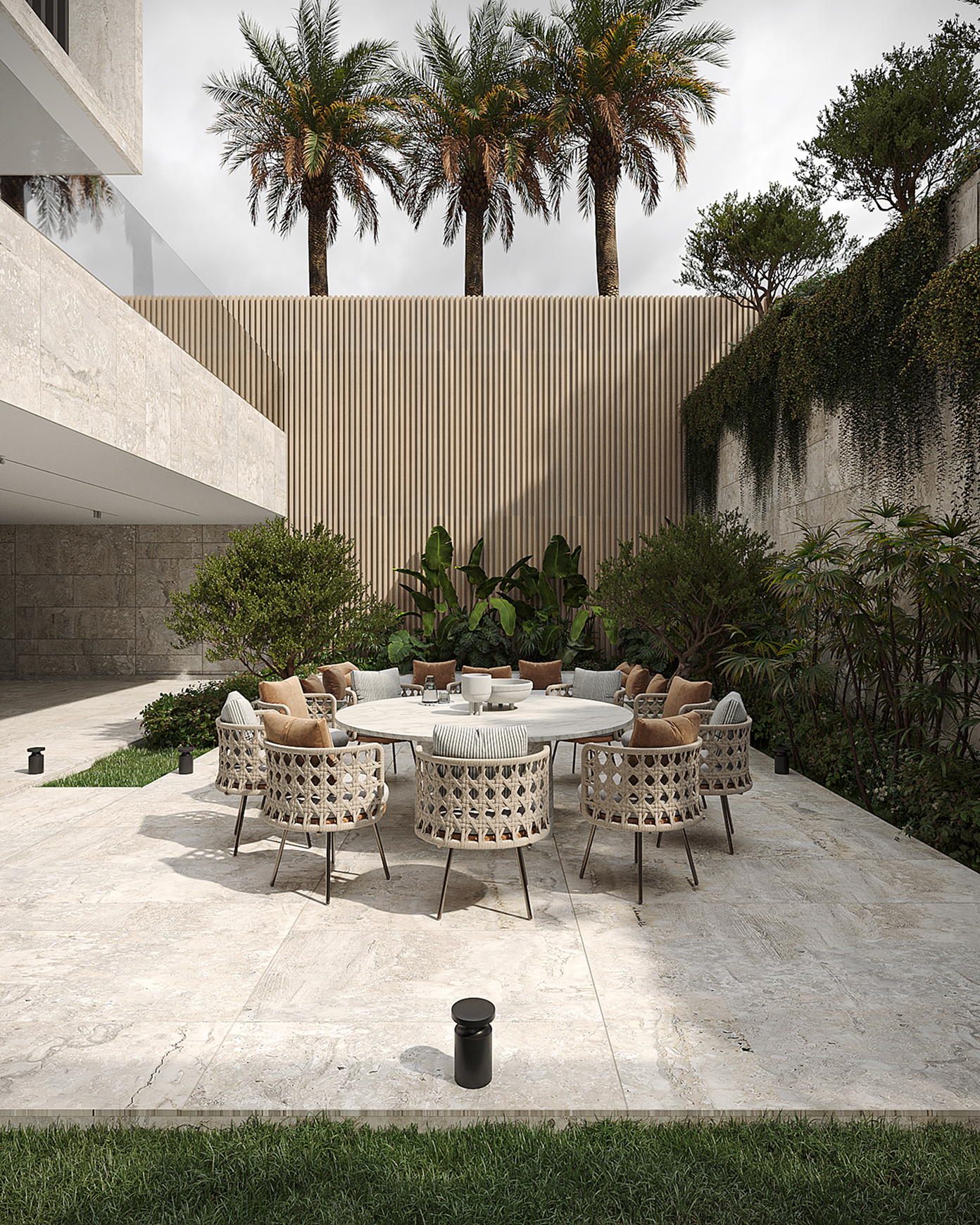 Oasis Spa exterior architectural visualization