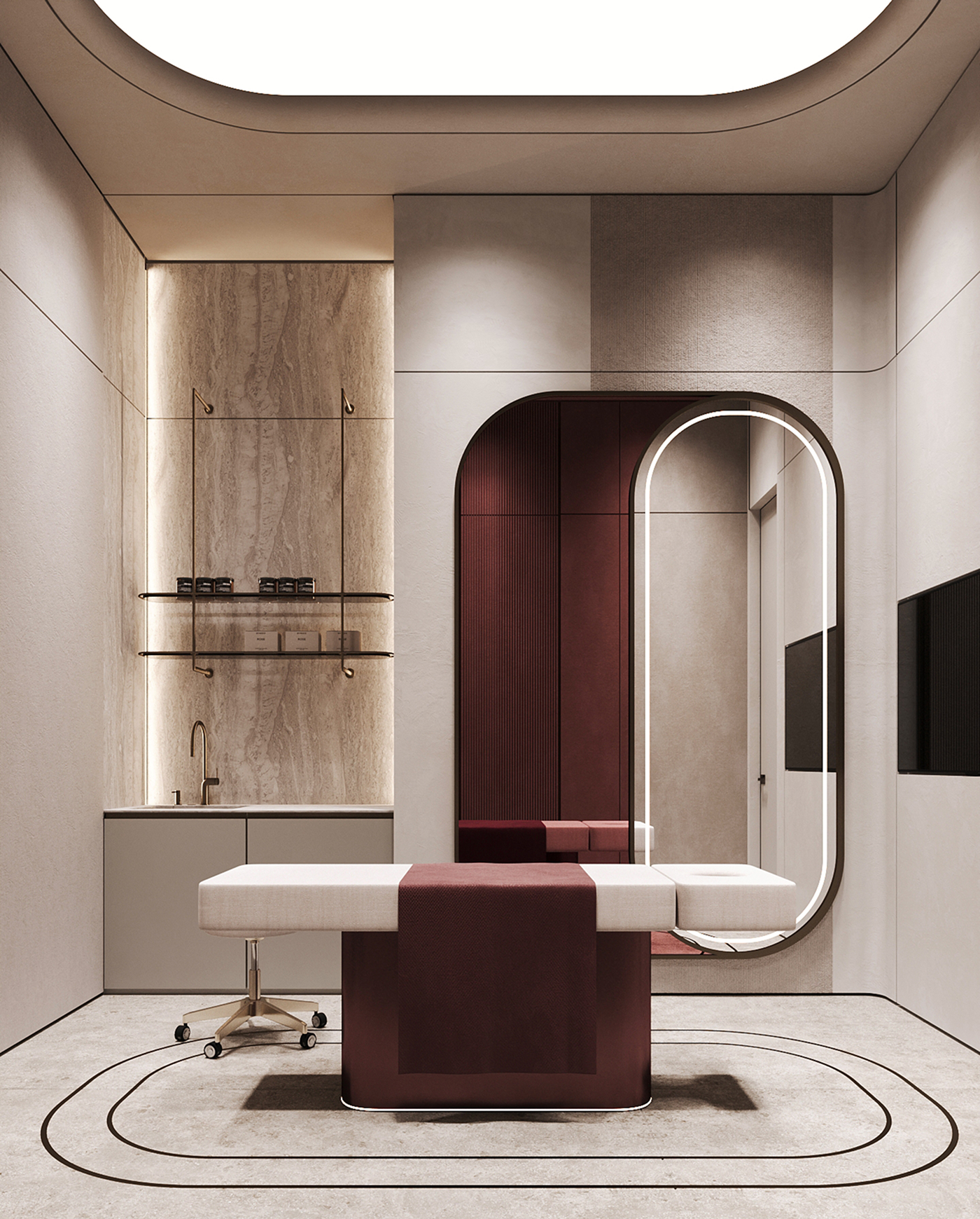 Feulard wellness spa visualization