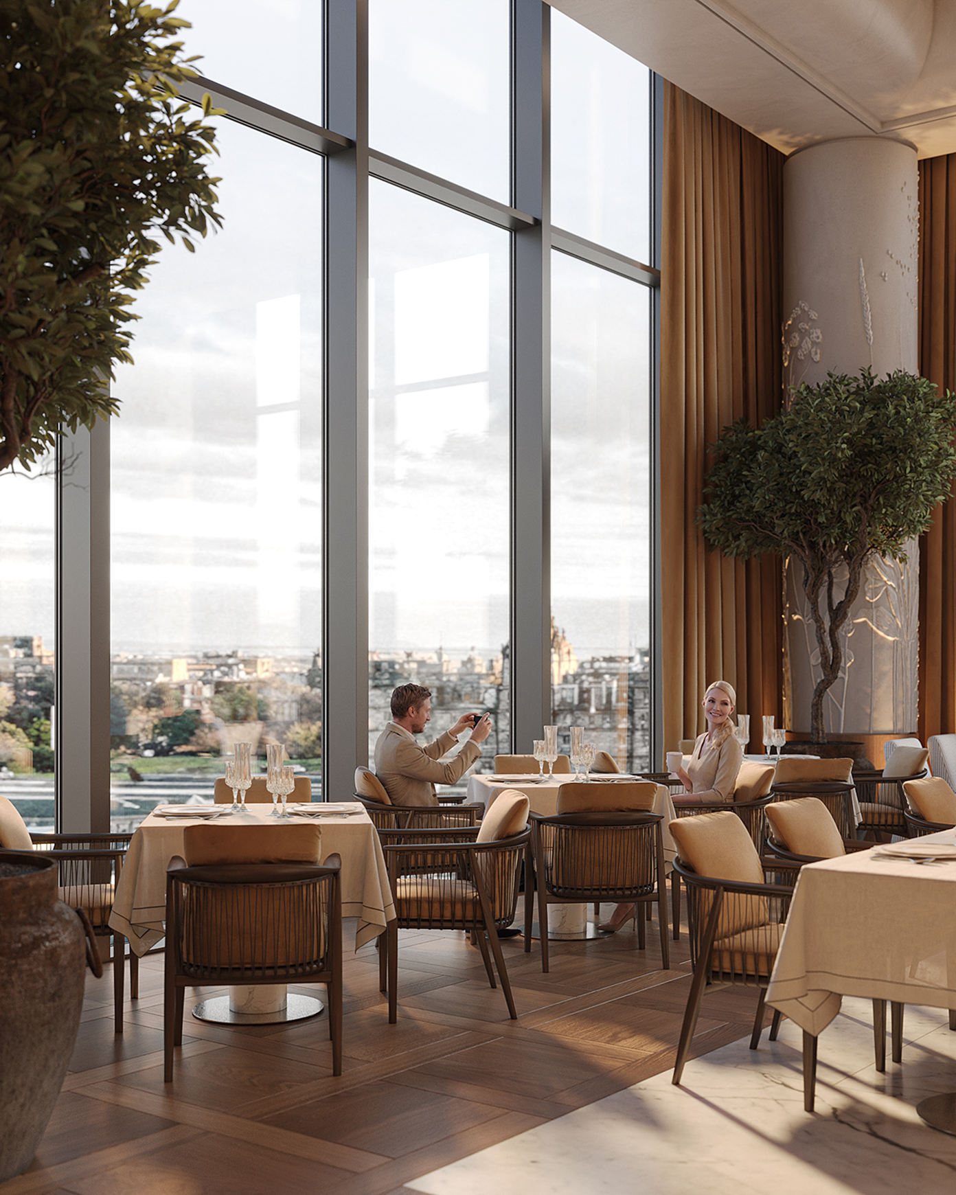 Alto Rooftop rooftop hospitality visualization