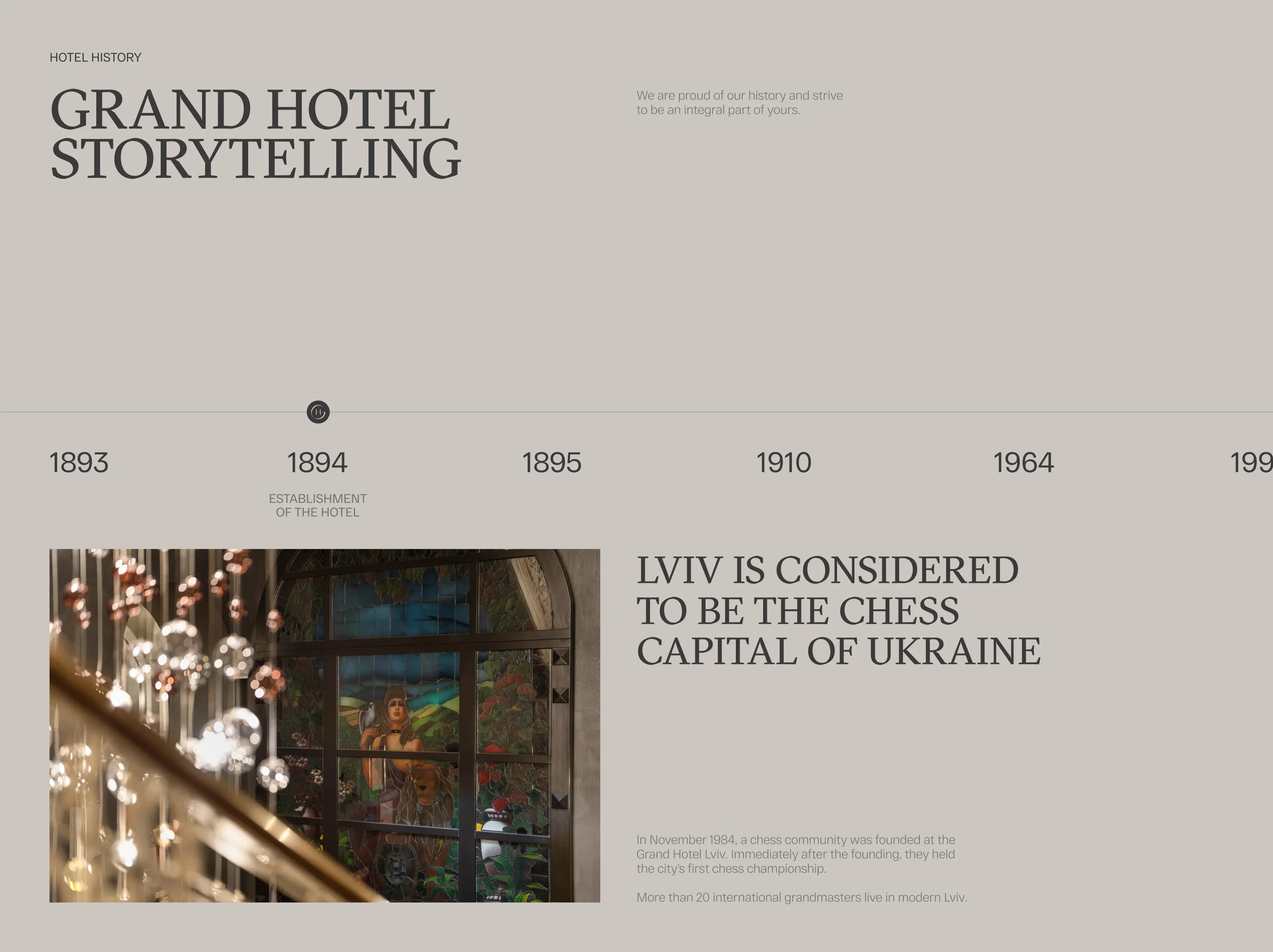 The Grand Hotel project visualization
