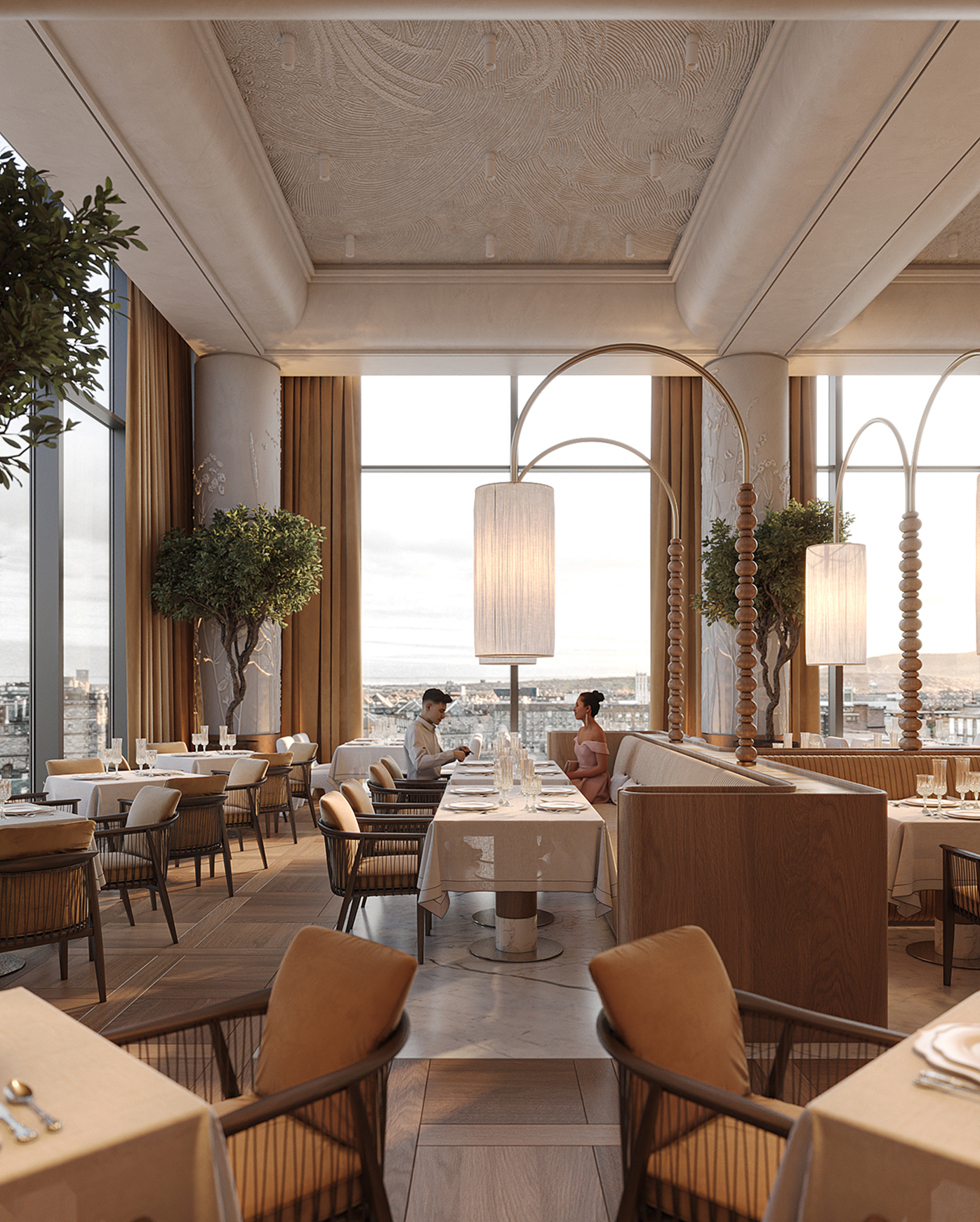 Alto Rooftop rooftop hospitality visualization