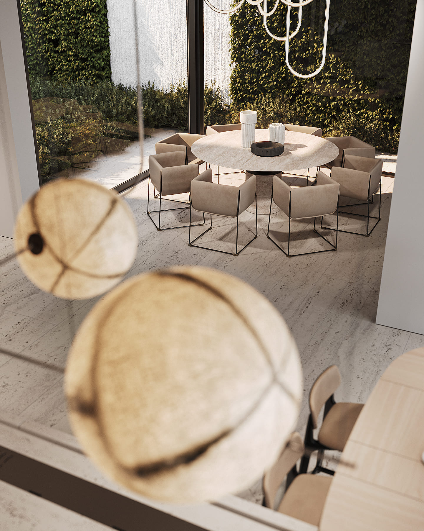 The Grove kitchen interior visualization