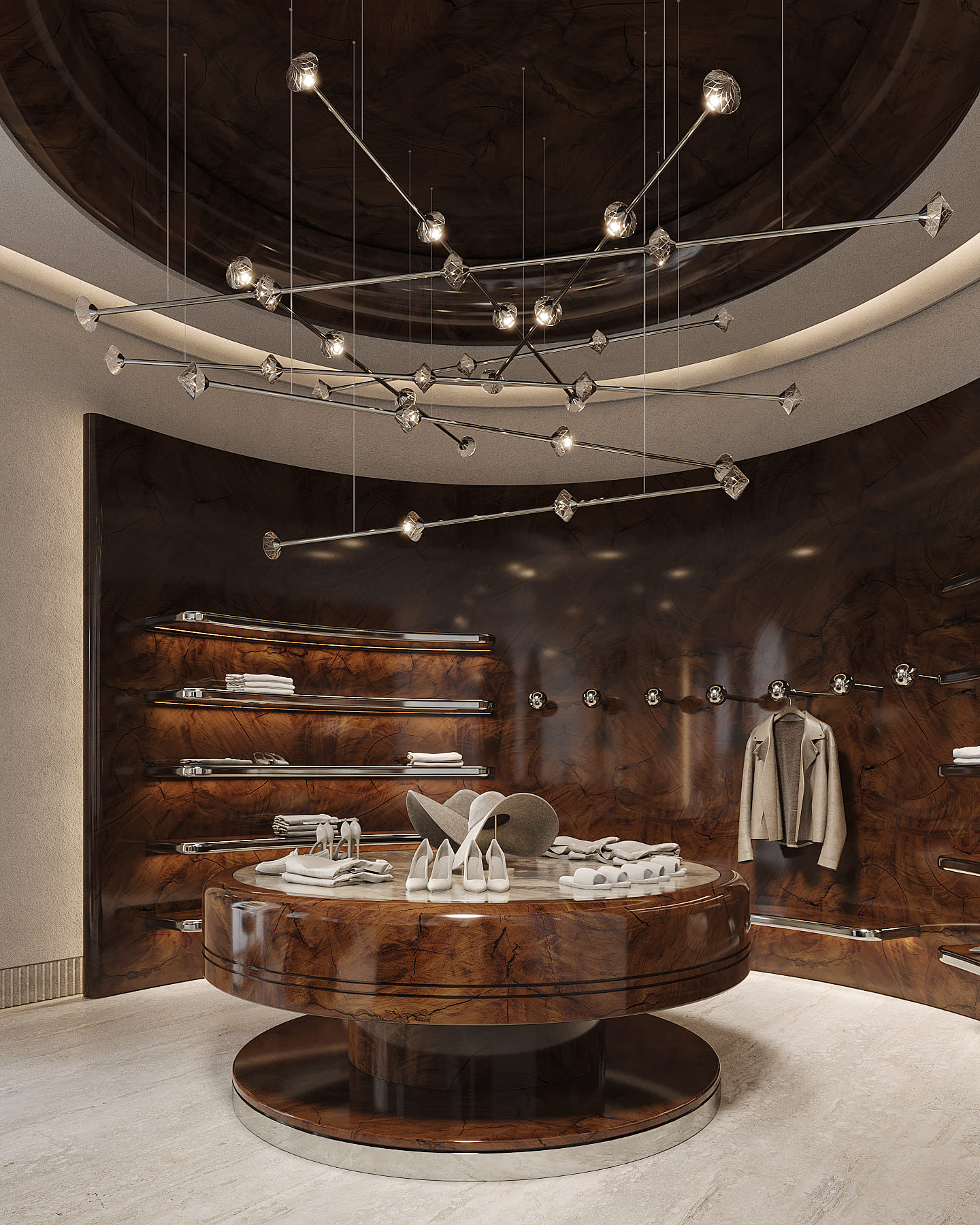 Maison Archive luxury retail interior visualization